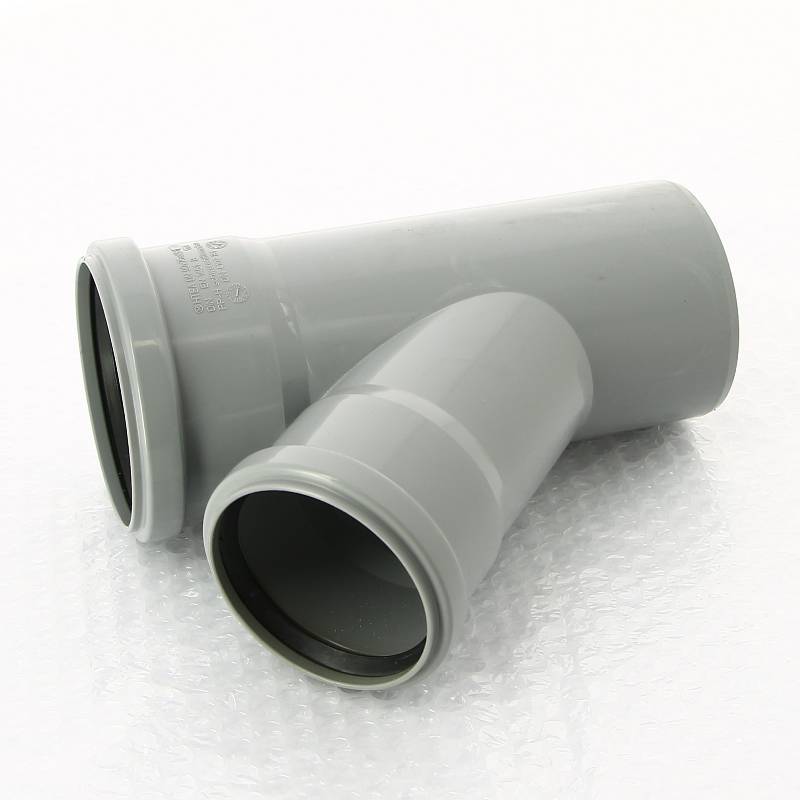 Тройник канализационный Ostendorf HT 90/75 мм 45° 114210