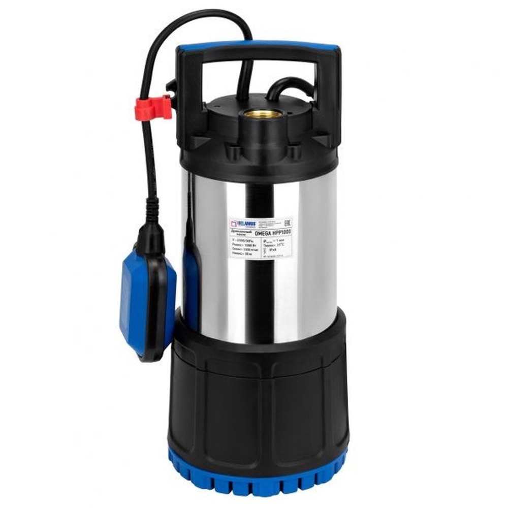 Насос дренажный погружной BELAMOS Omega HPP1200 кабель 10 м HPP1200