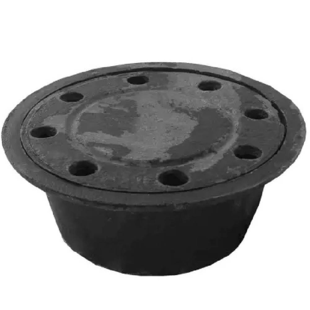 Трап канализационный Аквапромлит чугунный вертикальный Ду 50 с чугунной решеткой 1724663