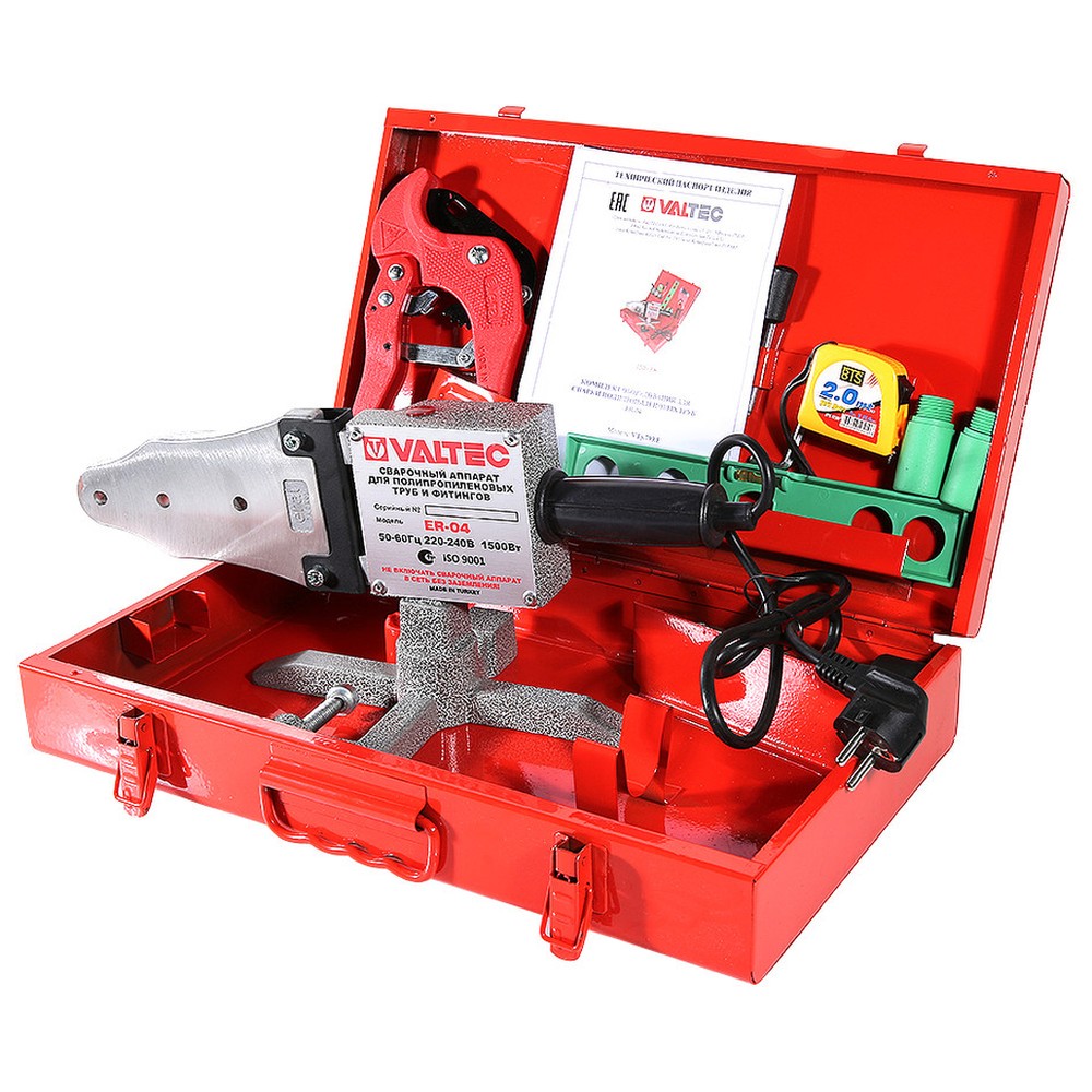 Аппарат сварочный для полипропиленовых труб Valtec VTp.799.E 1200 Вт 20-40 мм VTp.799.E.020040