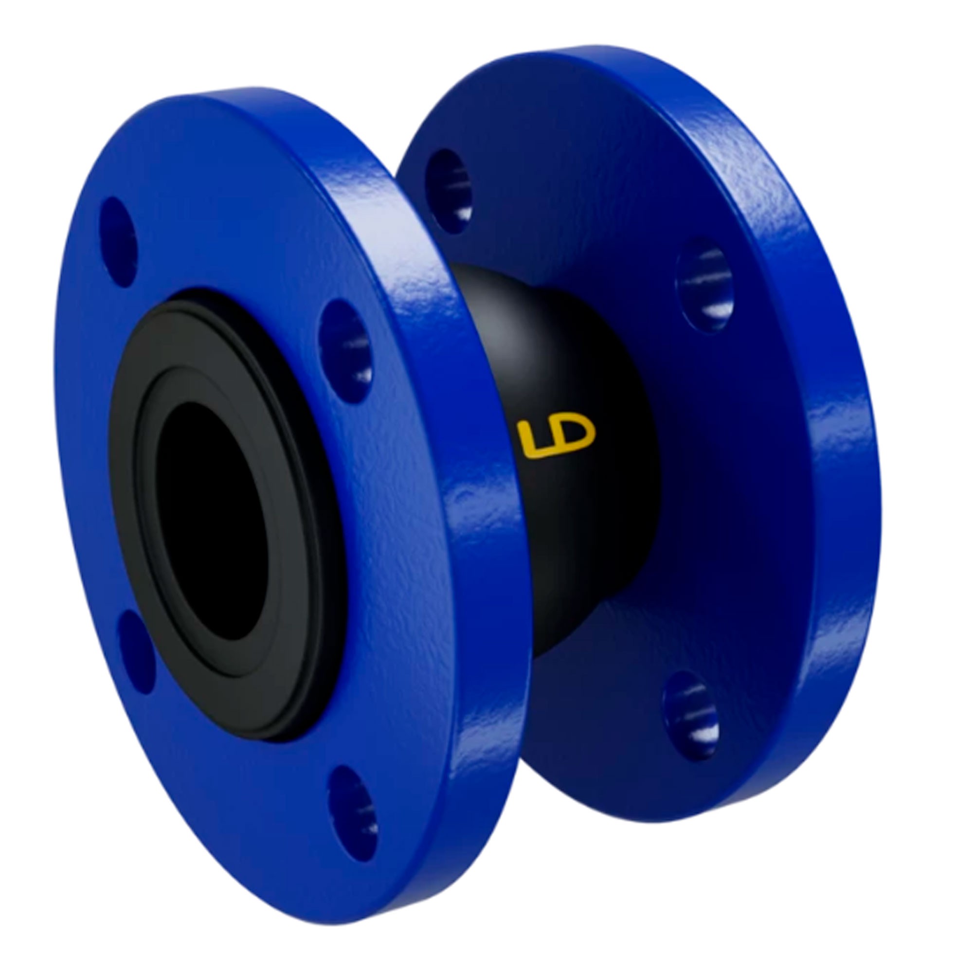 Компенсатор антивибрационный фланцевый резиновый LD EPDM DN 50 PN 16 LD.КФР.050.016.E