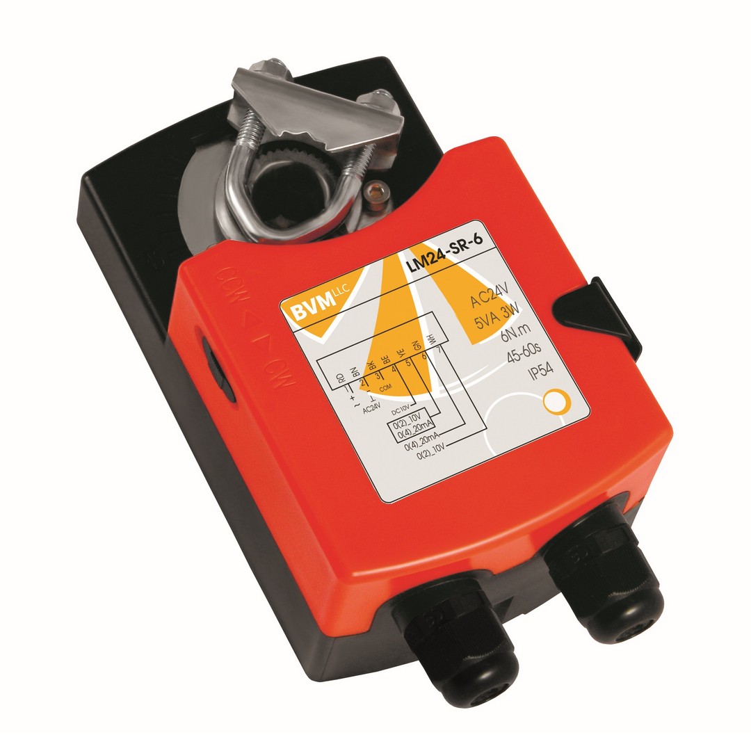 Электропривод воздушной заслонки BVM LM24-SR-6