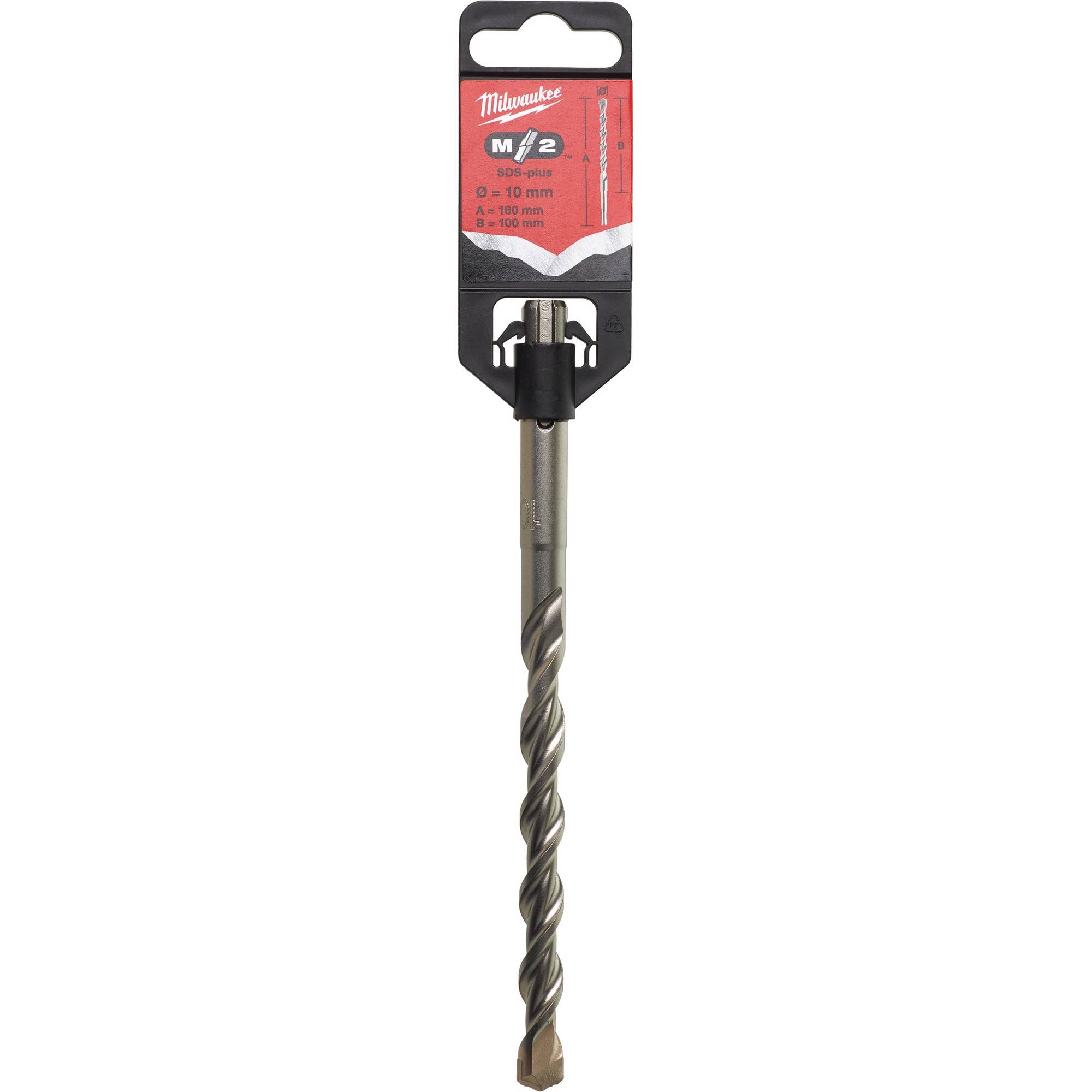 Бур по бетону Milwaukee SDS-plus M2 10x160 мм 4932352455