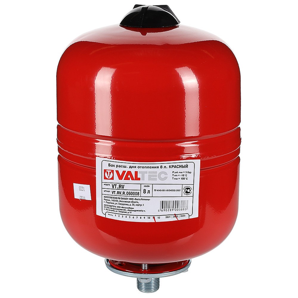 Бак расширительный для отопления VALTEC VT.RV.R 18 л VT.RV.R.0018