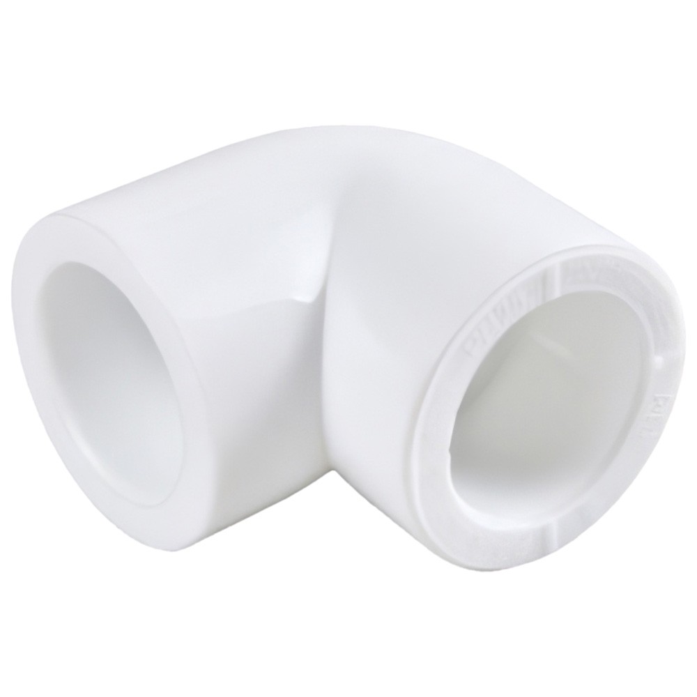 Угольник полипропиленовый РВК PPR 90 мм 90° белый 1655563