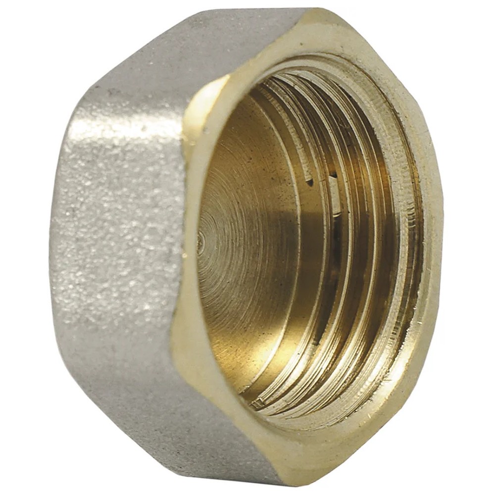 Заглушка латунная резьбовая JIF 3/4 ВР JIF 250