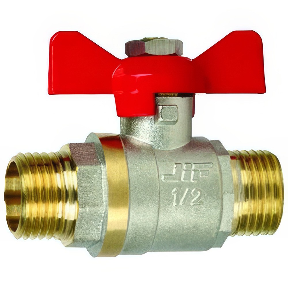 Кран шаровый JIF 3/4 НН ручка бабочка уп 10 шт JIF356