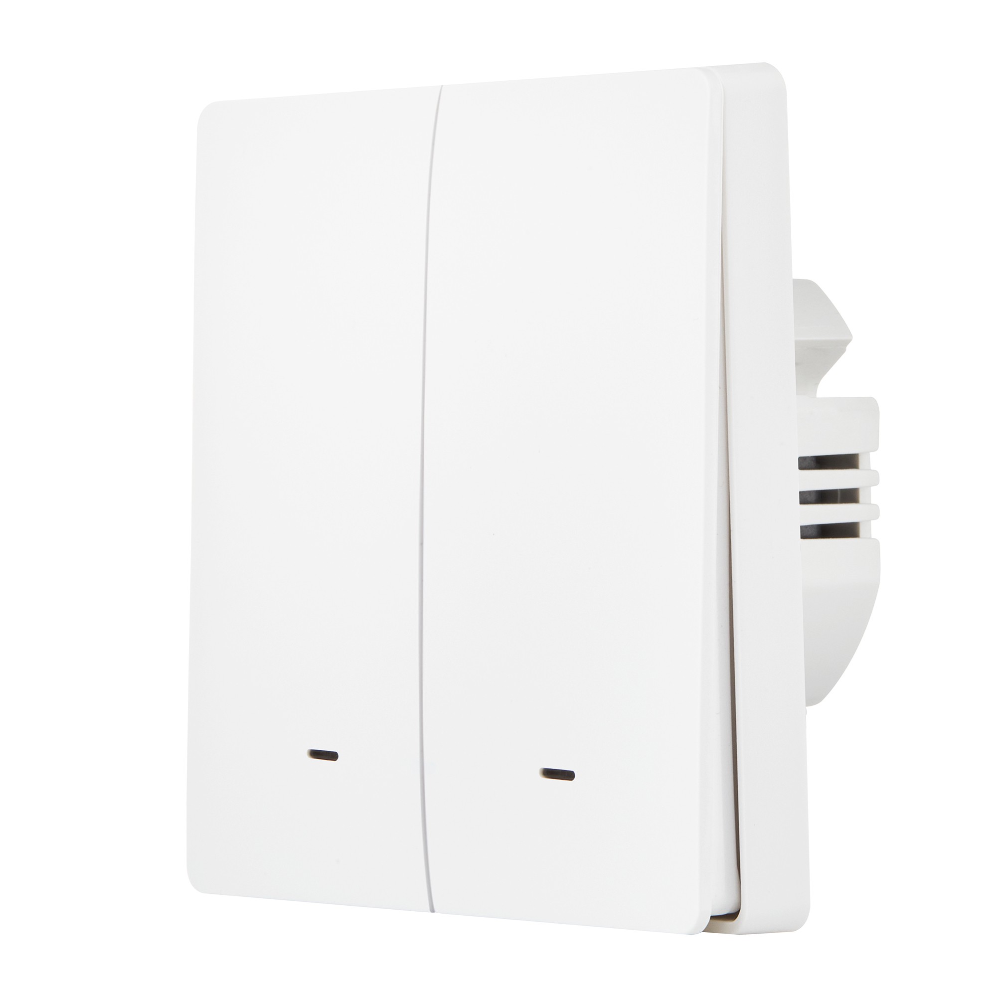 Комплект из двух умных двухклавишных выключателей HOMMYN Zigbee 2SWZBNN02W