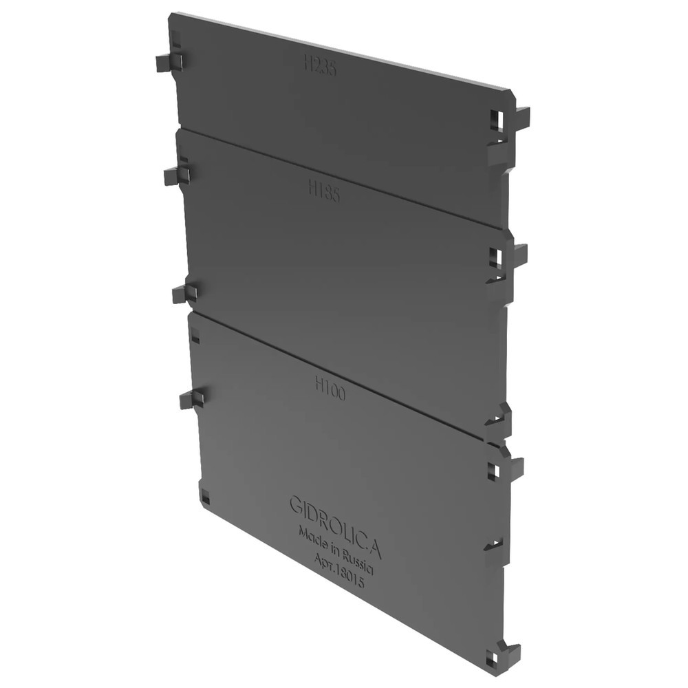 Заглушка торцевая пластиковая Gidrolica Standart DN150 18151