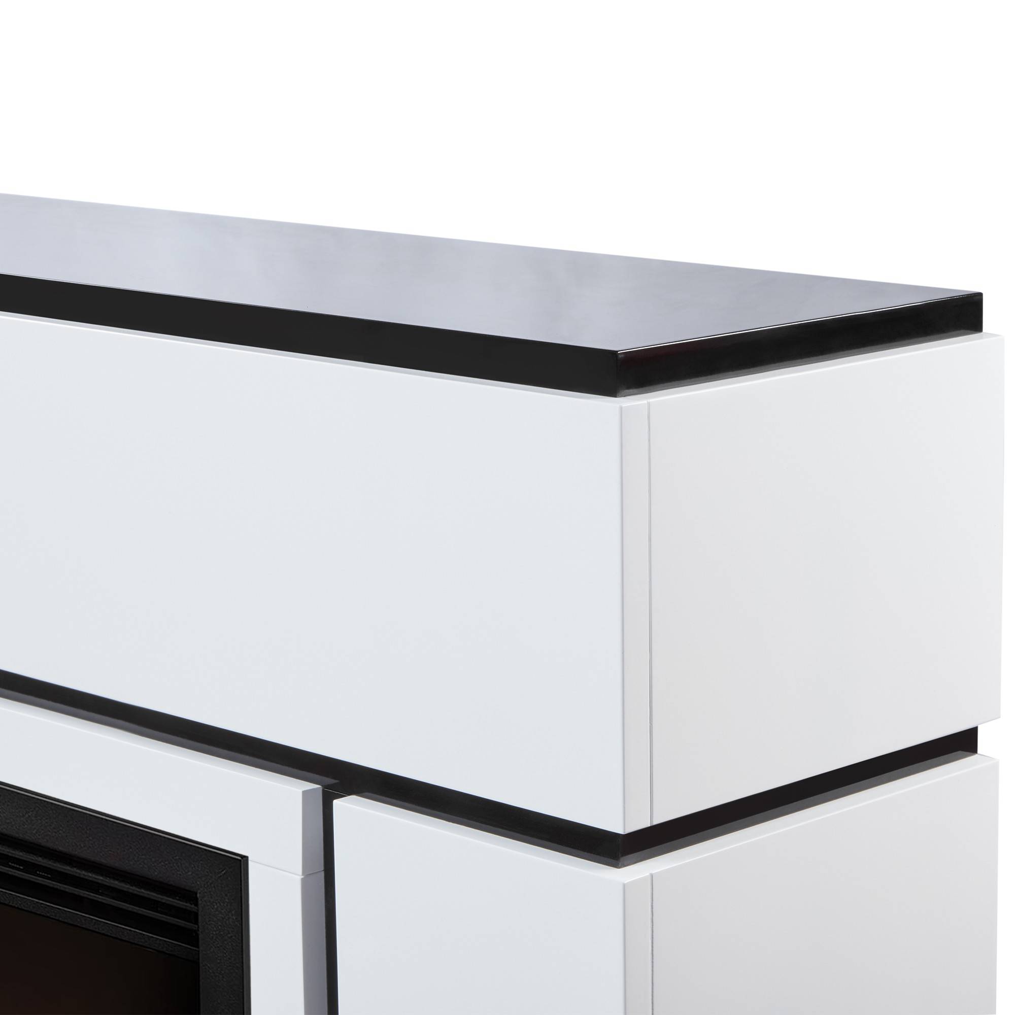 Портал для электрокамина Firelight Lacado 30 белый 1583440