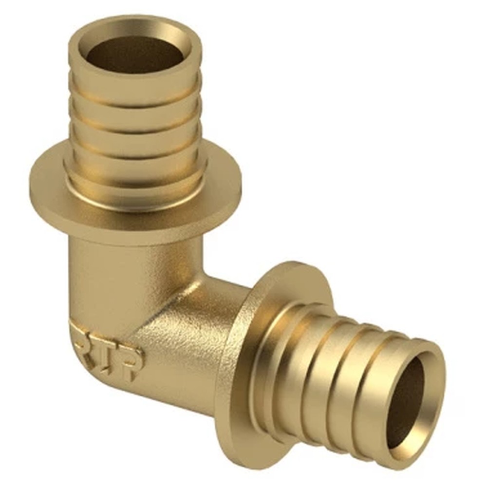 Угольник аксиальный RTP 32х90 градусов латунный 1655397