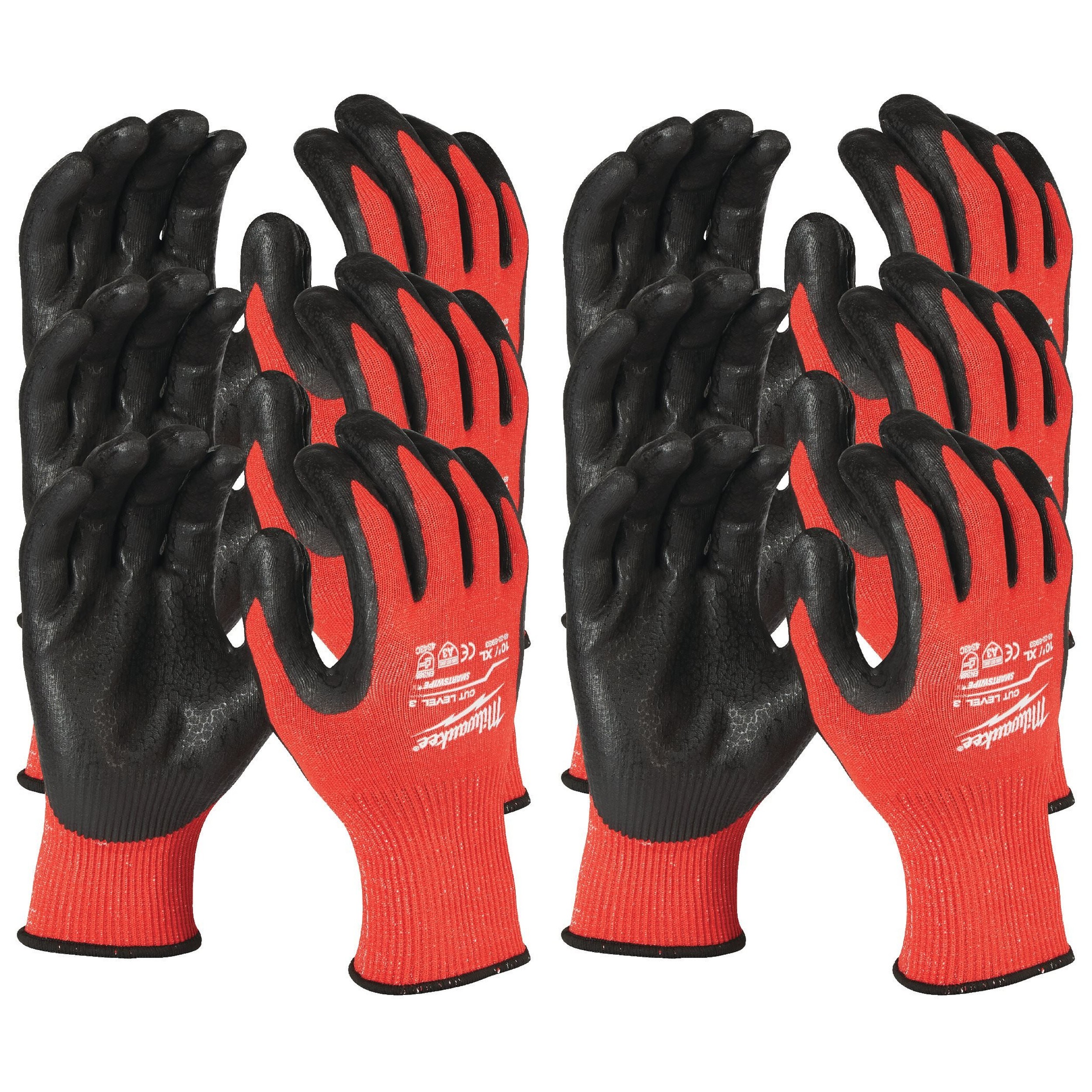 Перчатки защитные Milwaukee Cut Level 3/C размер XXL/11 (12 пар) 4932471423