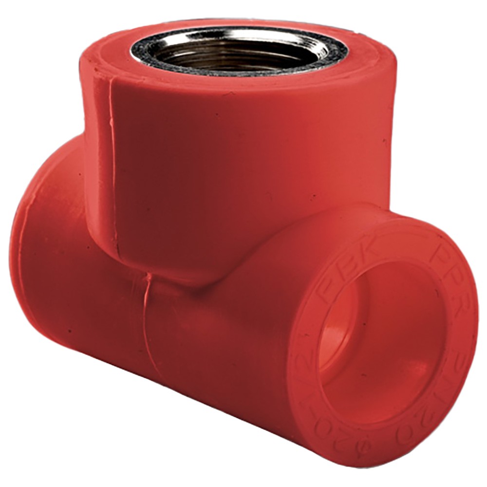 Тройник комбинированный AntiFire ПП 32х1/2х32 ВР Red 051186