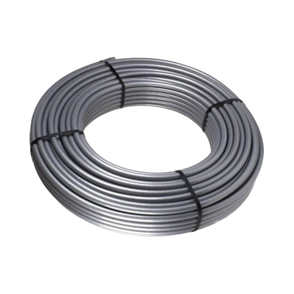 Труба из сшитого полиэтилена Varmega Flex PE-Xa/EVOH 16x2.2 мм серебро бухта 200 м VM50101