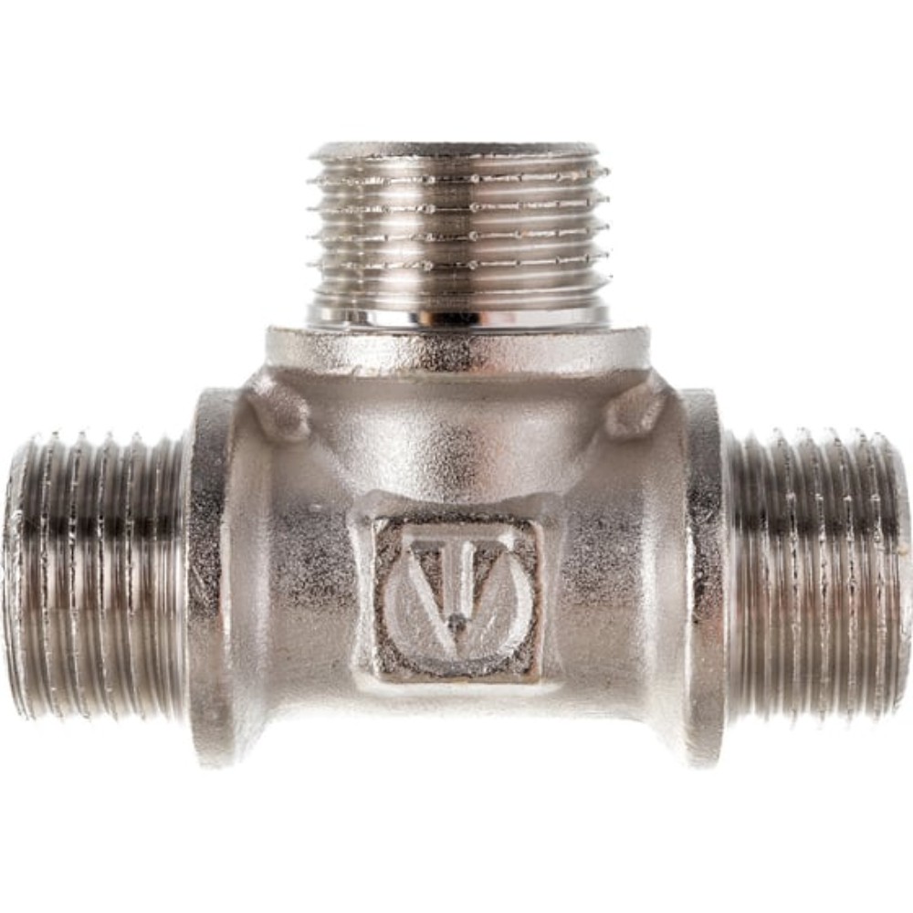 Тройник латунный Valtec VTr.131.N.0004 наружная резьба 1/2 дюйма VTr.131.N.0004