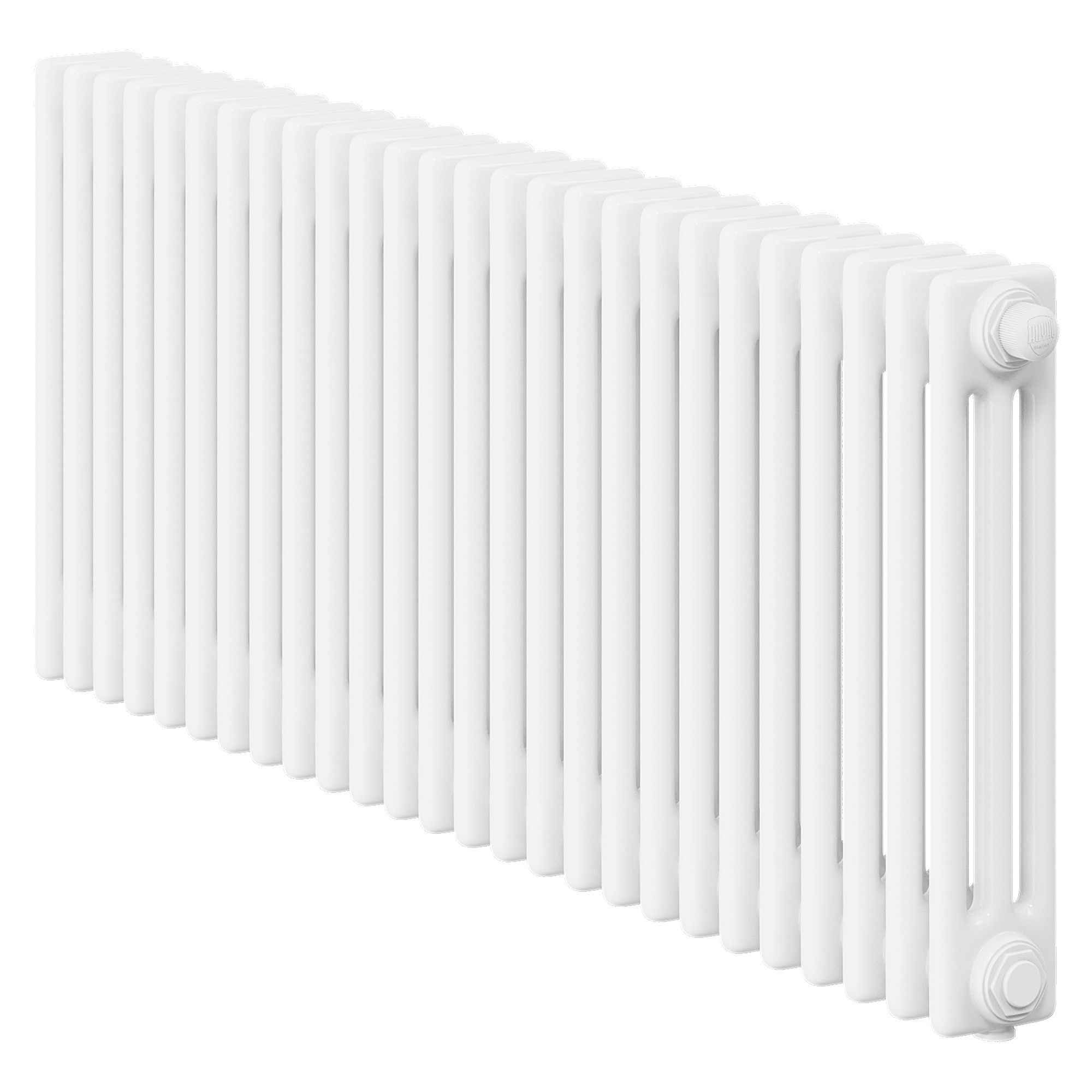 Дизайн-радиатор Royal Thermo Insignia R VC3050 26 секций нижнее подключение RAL 9016 InR-VC3050.26.9016