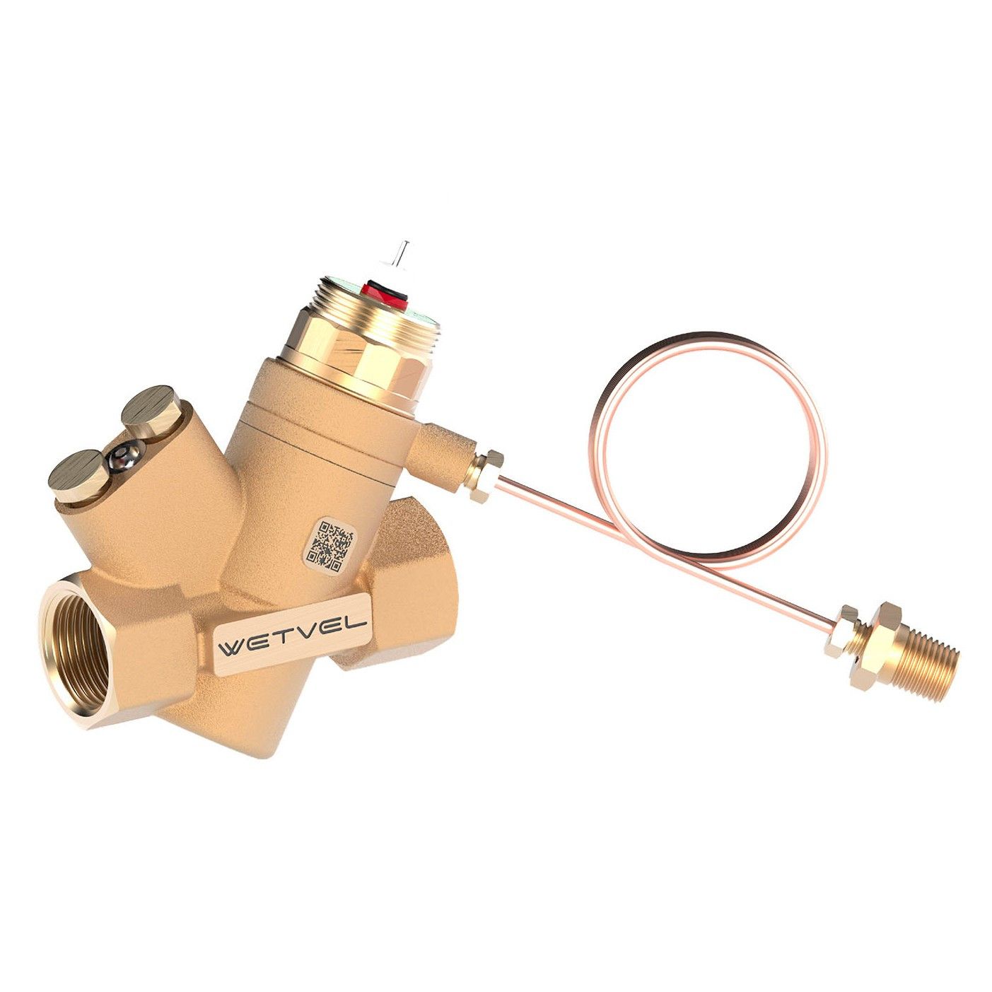 Клапан балансировочный комбинированный WETVEL PFC-25M-ST