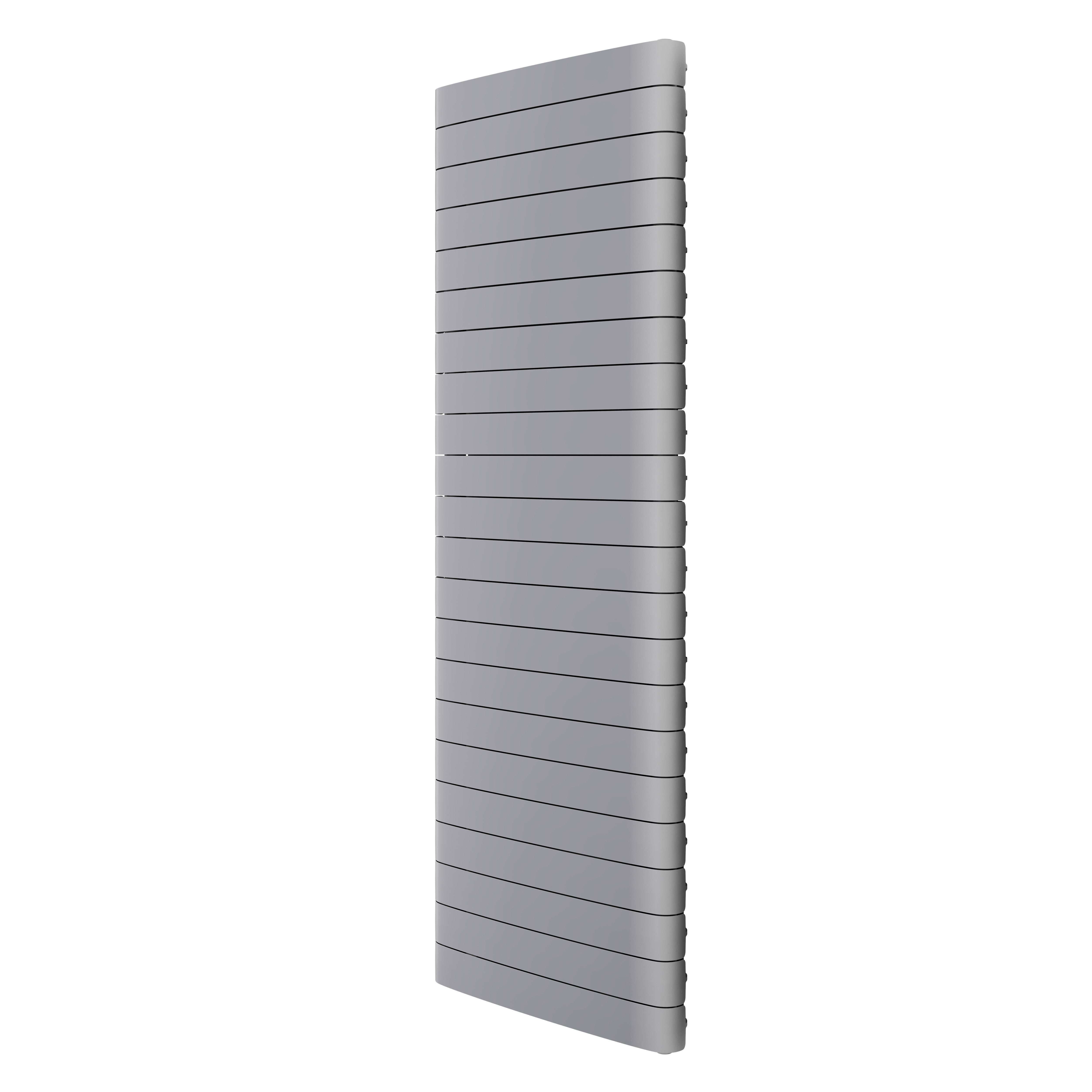 Радиатор биметаллический Royal Thermo Eclipse Tower 500 Silver Satin 22 секции RTETS50022