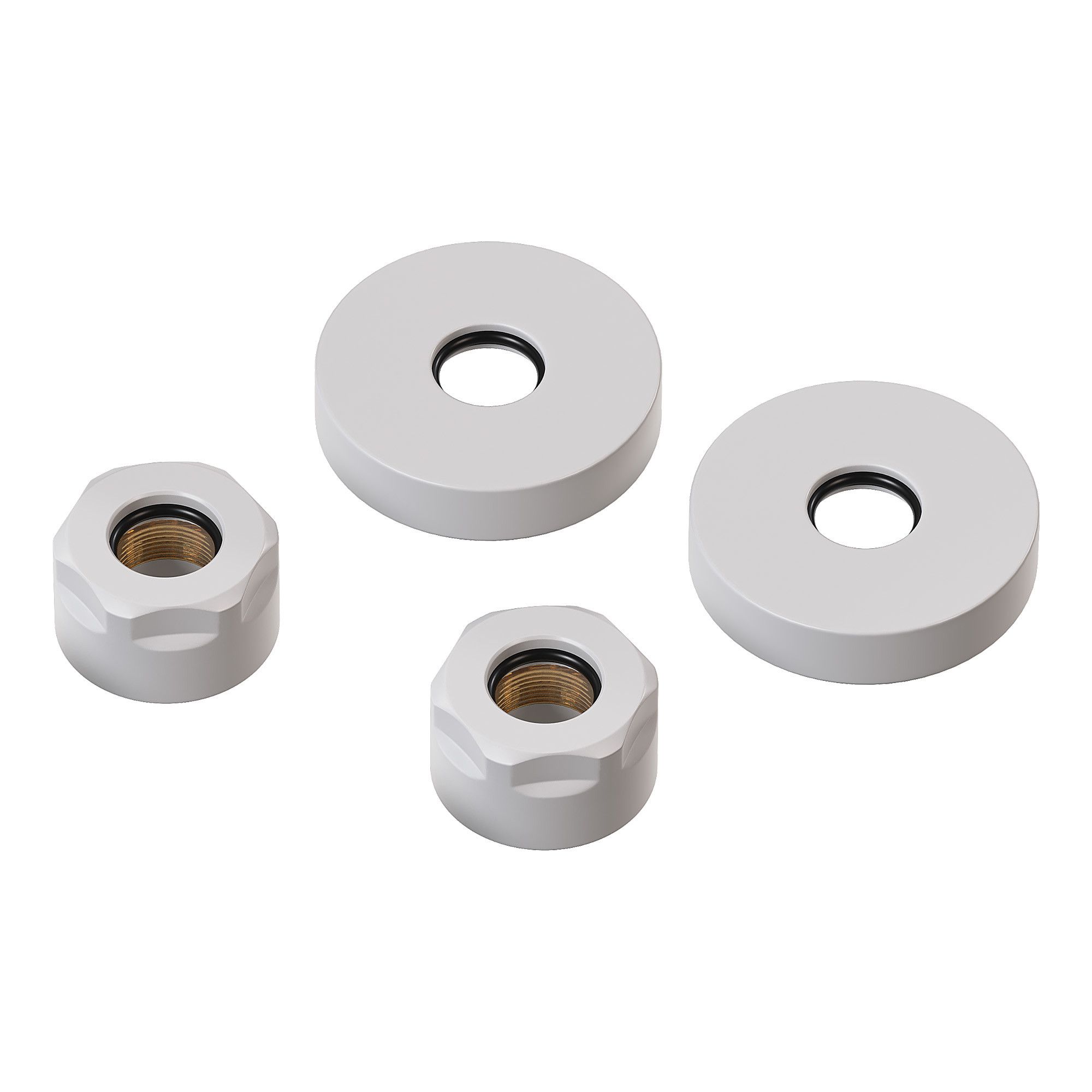 Набор подключения Royal Thermo Design 3/4 EK - 15 мм белый RAAKD11534WH