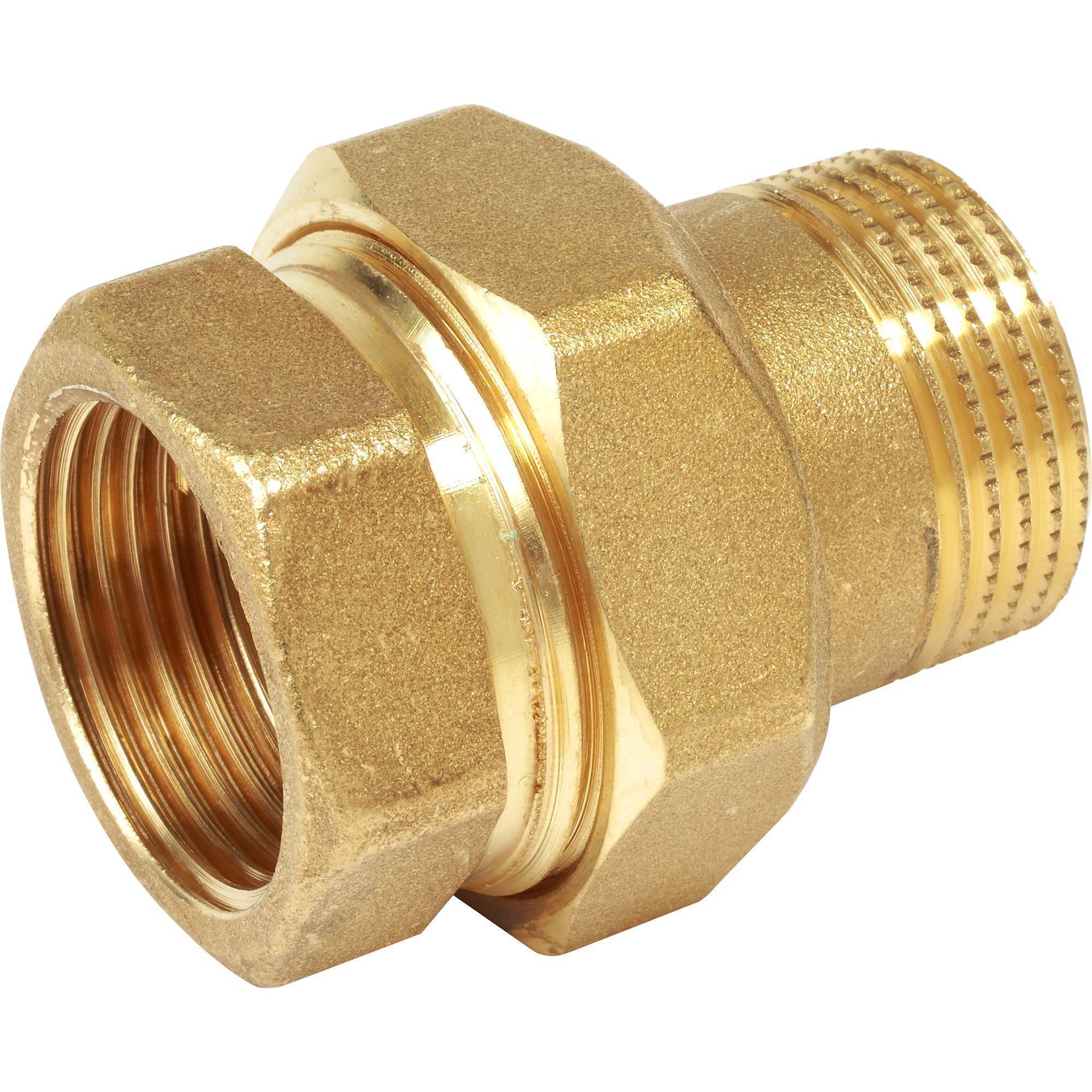 Фитинг прямой Giacomini R18 2 дюйма ВР разборный с плоским уплотнением R18SPY008