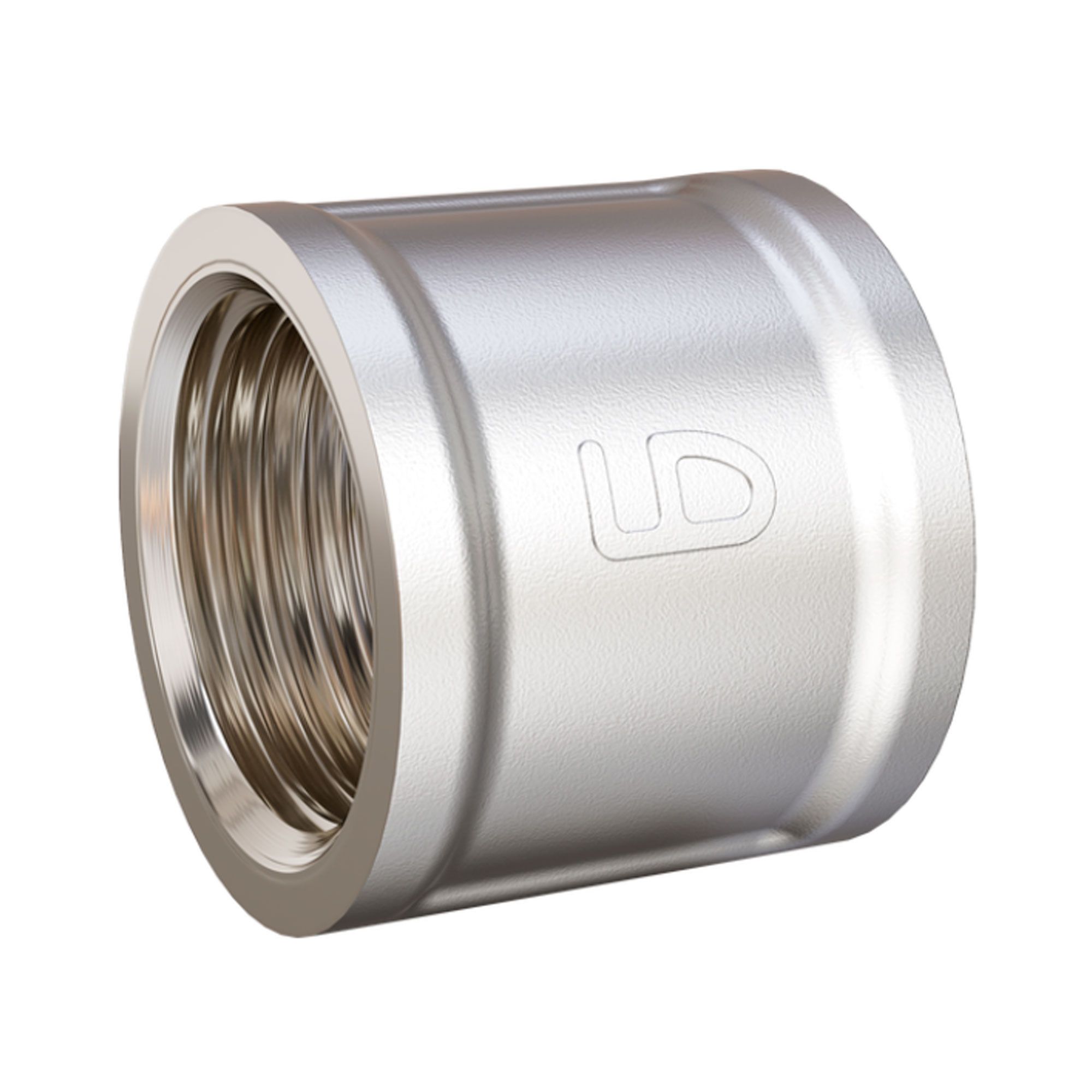 Муфта латунная LD Pride 50 (2) ВР никелированная LD.67.502.50.1