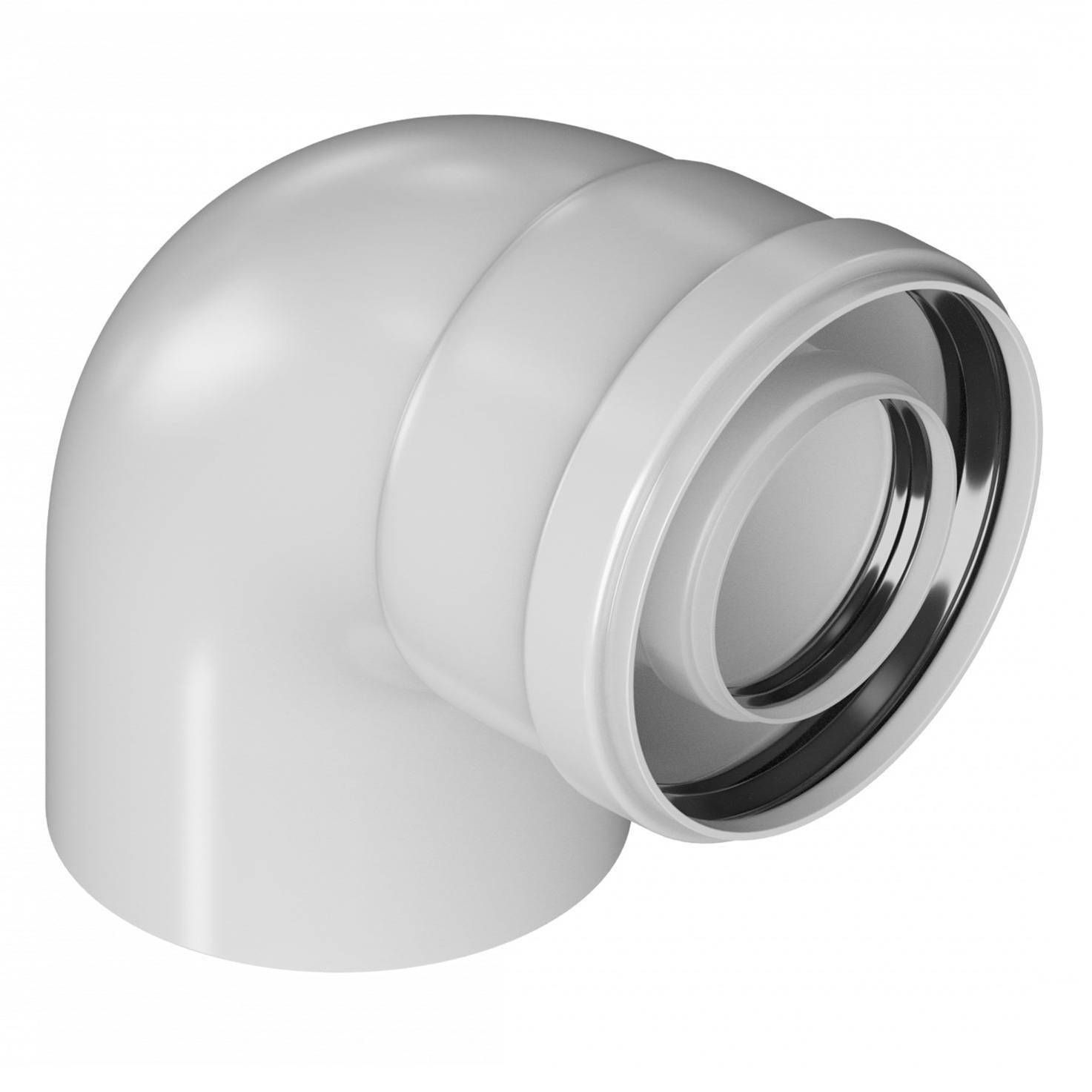 Колено 90° Royal Thermo 60/100 мм НС-1011731