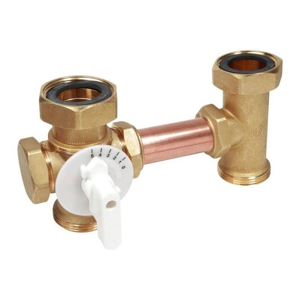 Клапан смесительный трехходовой Giacomini R296 1 1/2 с поворотным затвором R296Y001