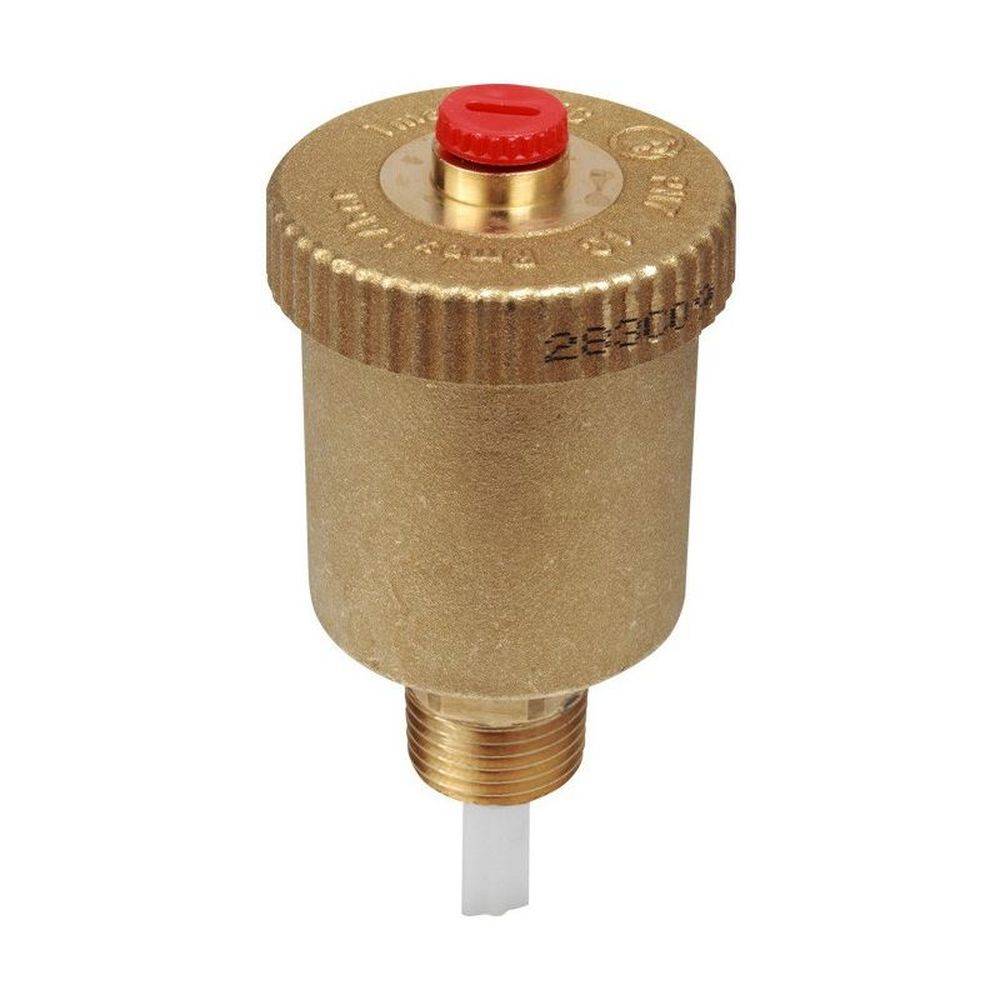 Воздухоотводчик автоматический Giacomini 3/8 с запорным клапаном R99IY002