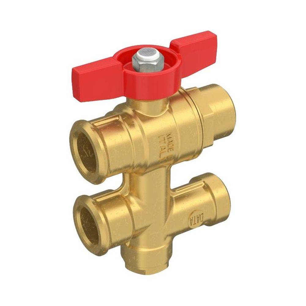 Кран Giacomini для комплекта фанкойлов DN20 1 1/4 Н R280Y004