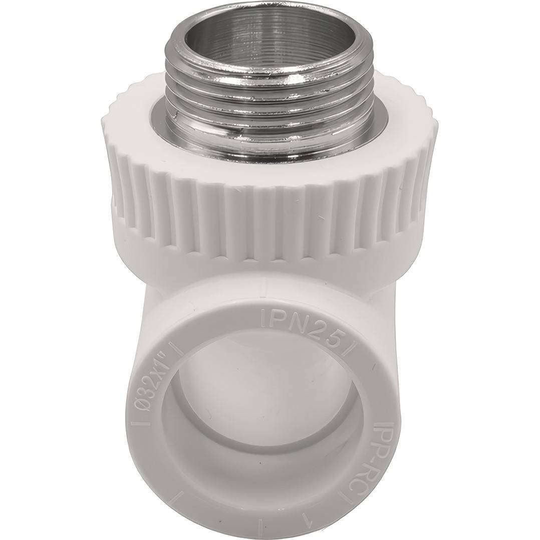 Тройник комбинированный THERMOLIGHT PP-R 32х1х32 мм НР белый НС-1620594