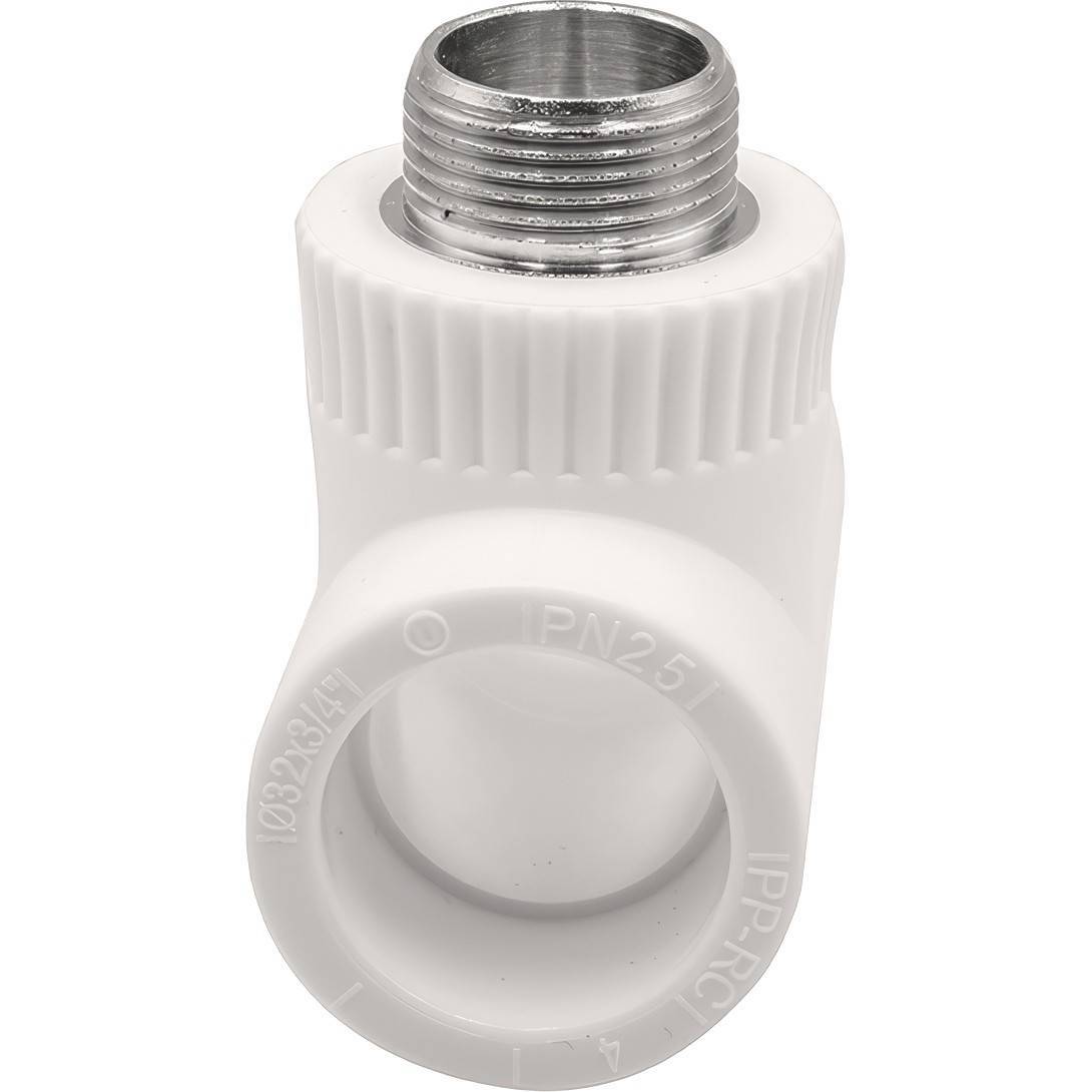 Тройник комбинированный THERMOLIGHT PP-R 32х3/4х32 мм НР белый НС-1620595