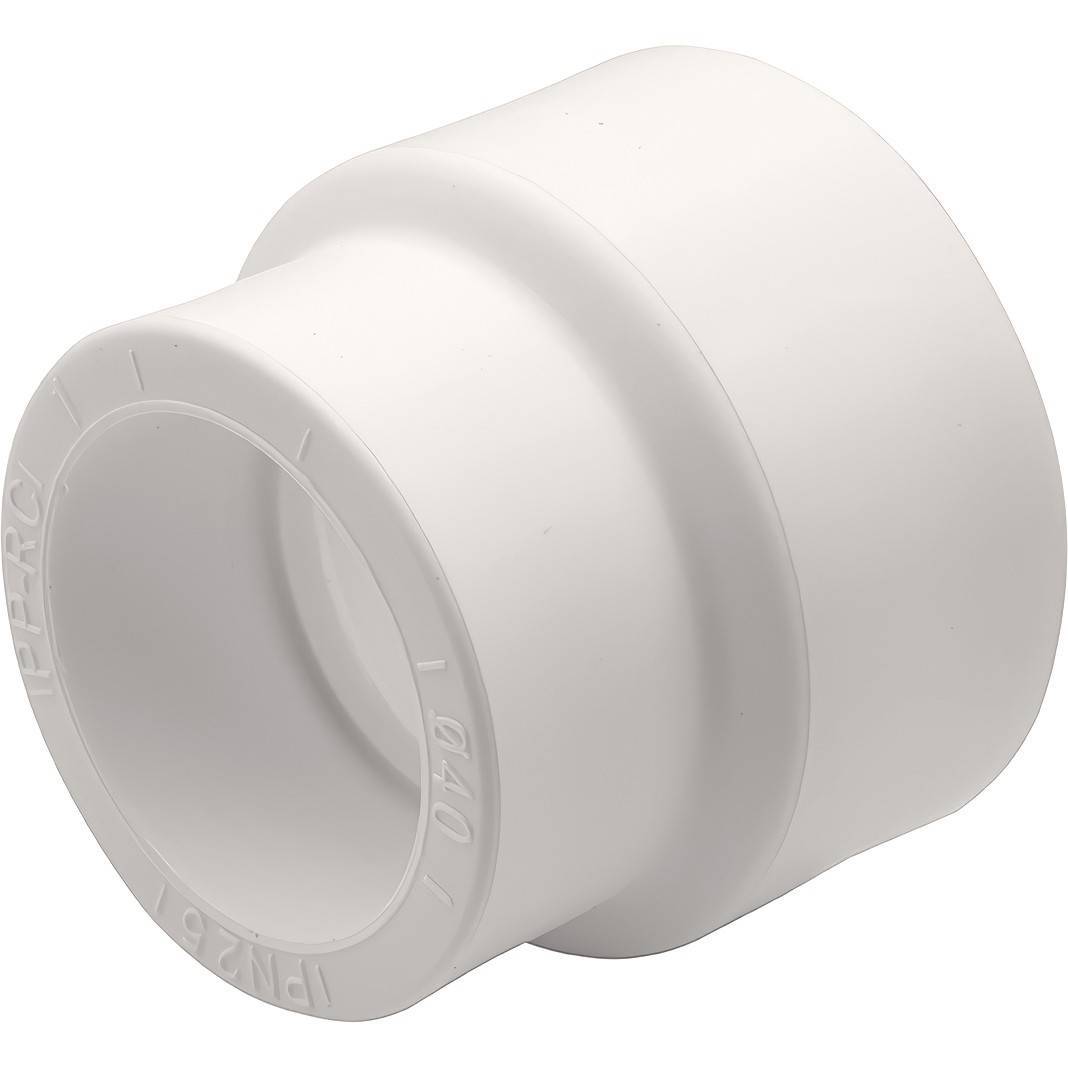 Муфта переходная PP-R THERMOLIGHT НР-ВР 63/40 мм белая НС-1620568