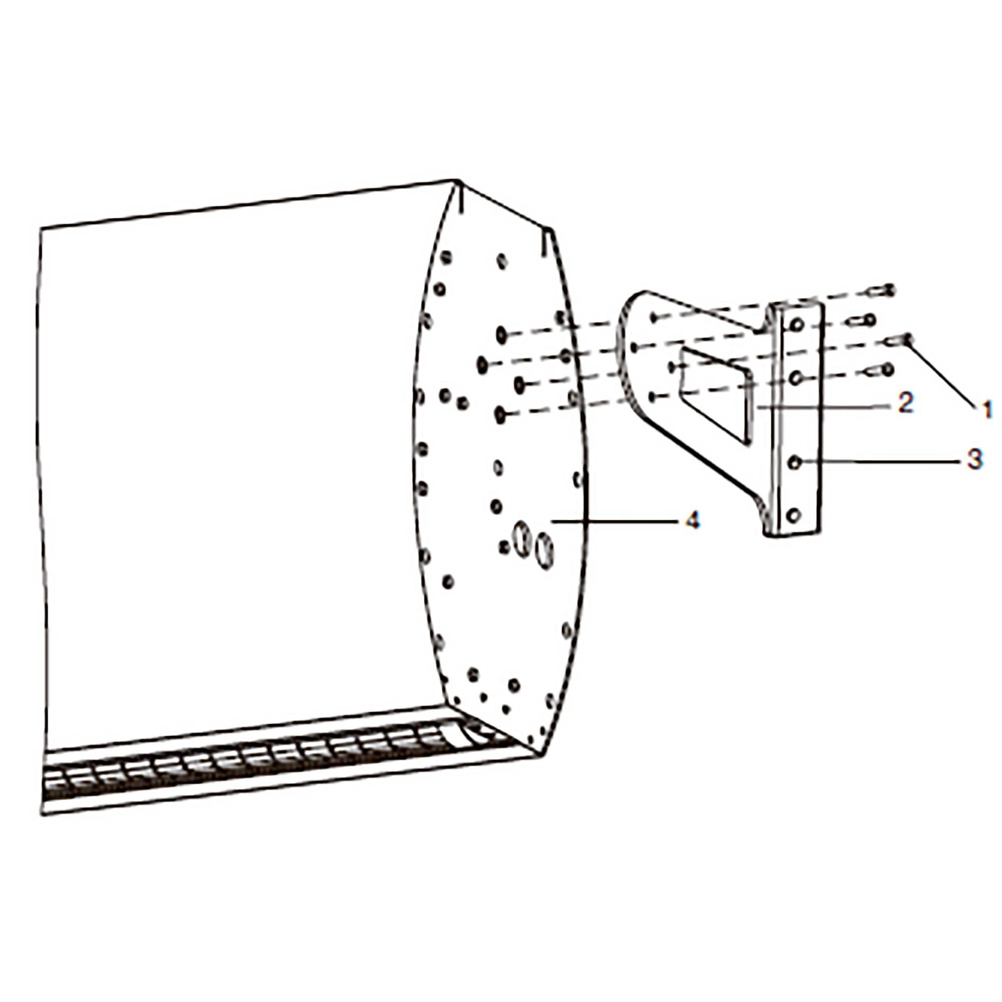 Кронштейн для тепловой завесы Ballu BHC-DF