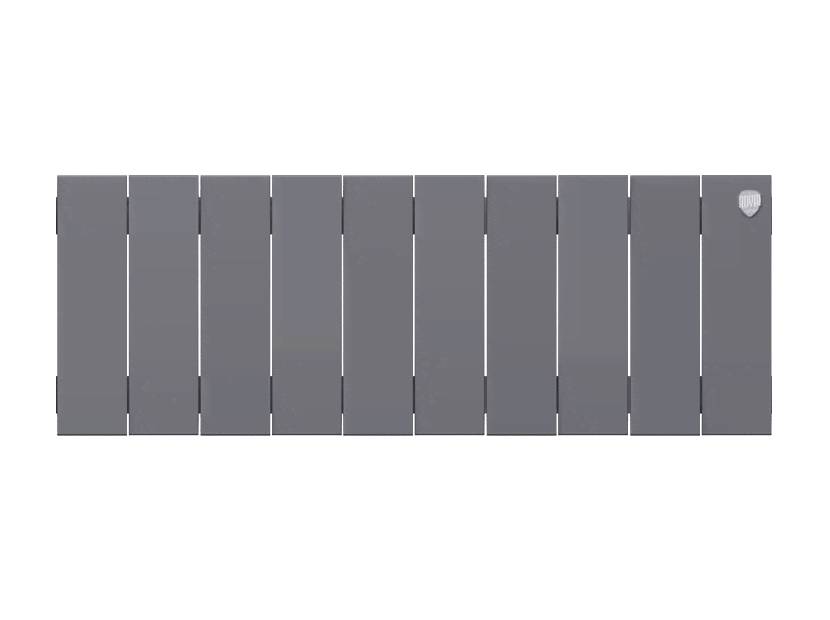 Радиатор биметаллический Royal Thermo PianoForte 200 Silver Satin 10 секций боковое подключение НС-1346019