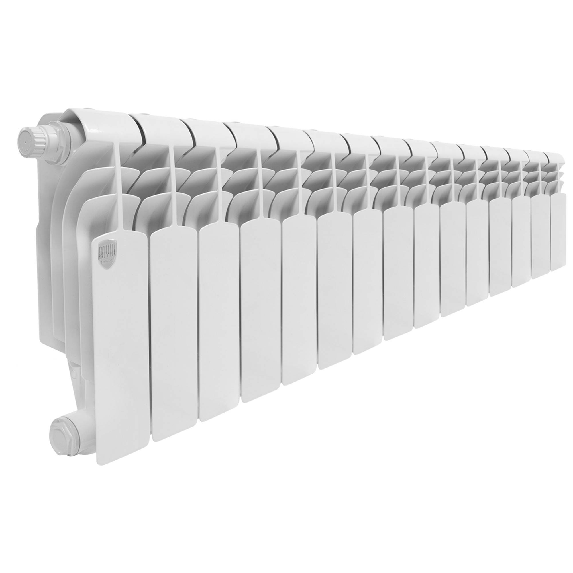 Радиатор биметаллический Royal Thermo Vittoria Super 300 VDL 15 секций нижнее подключение 1426010