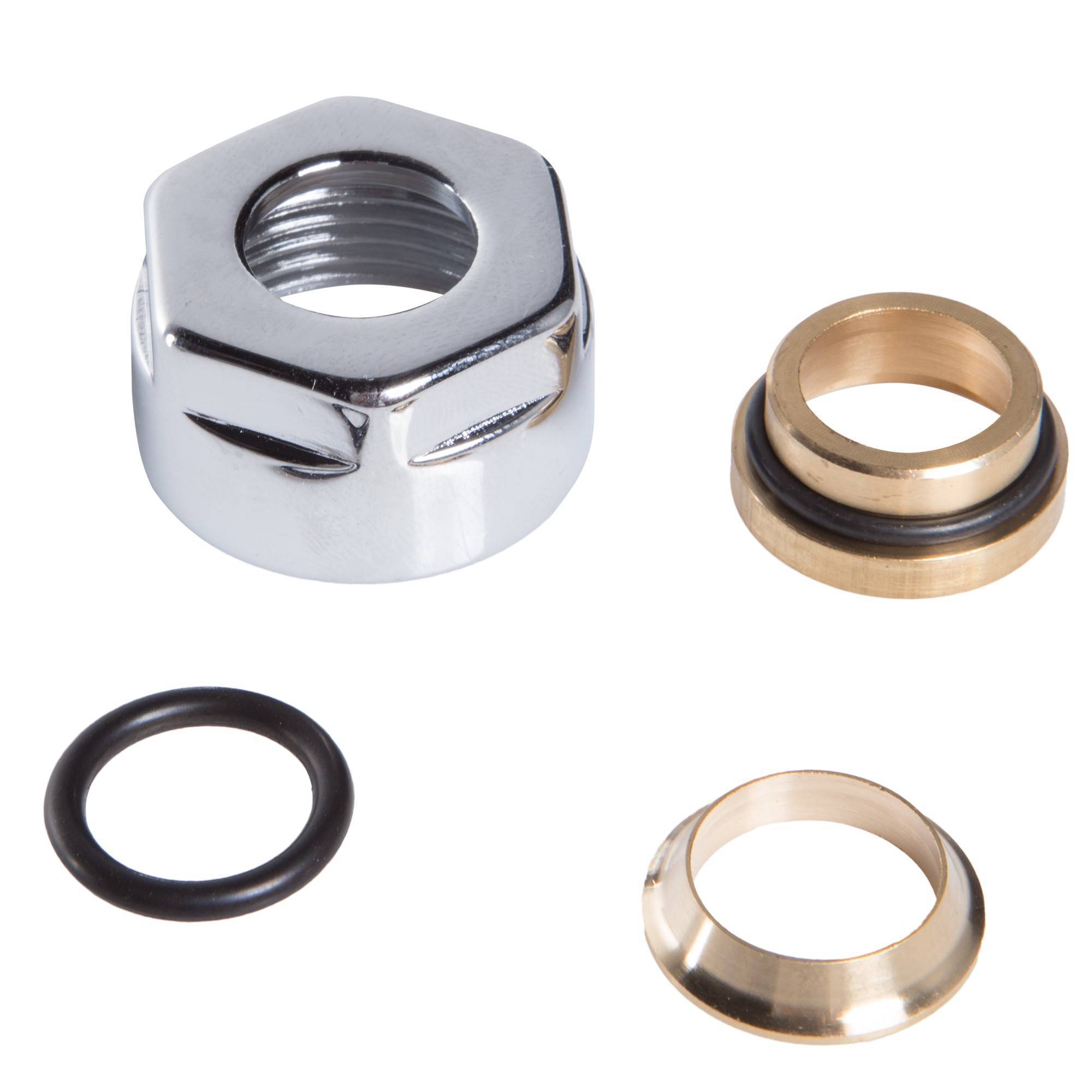 Набор подключения арматуры Royal Thermo Design 1/2 ВР - 15 мм хром НС-1500688