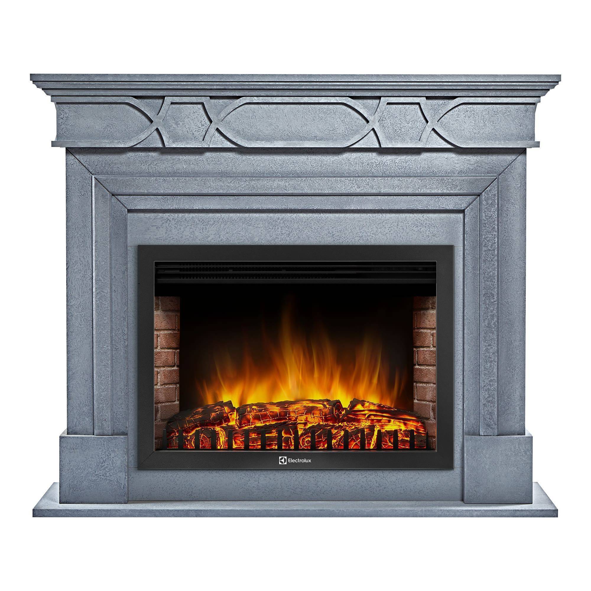 Портал для электрокамина Firelight Antico 30 серый 1524128