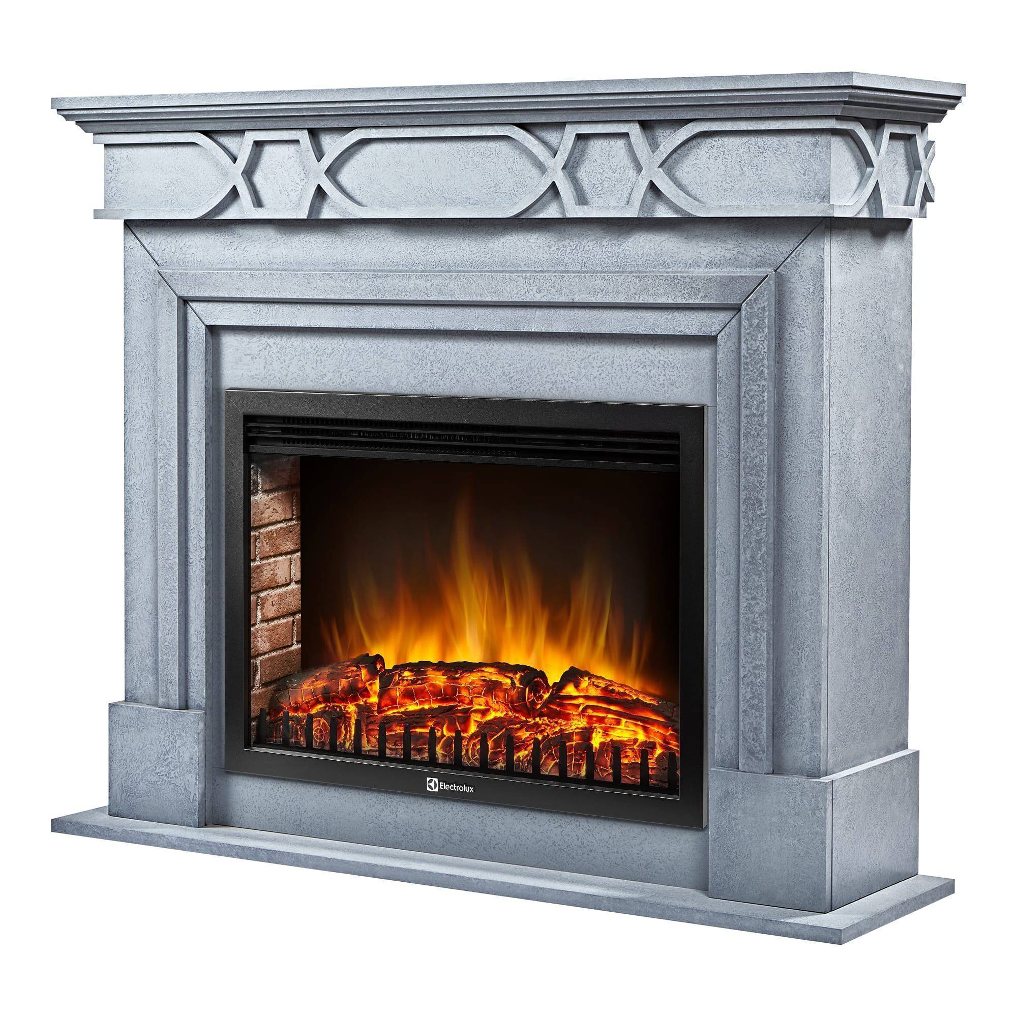 Портал для электрокамина Firelight Antico 30 серый 1524128