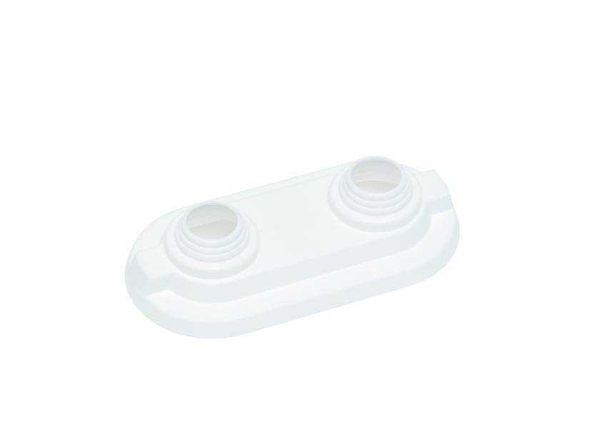 Накладка декоративная REHAU для 2 труб 15 мм 12482881001