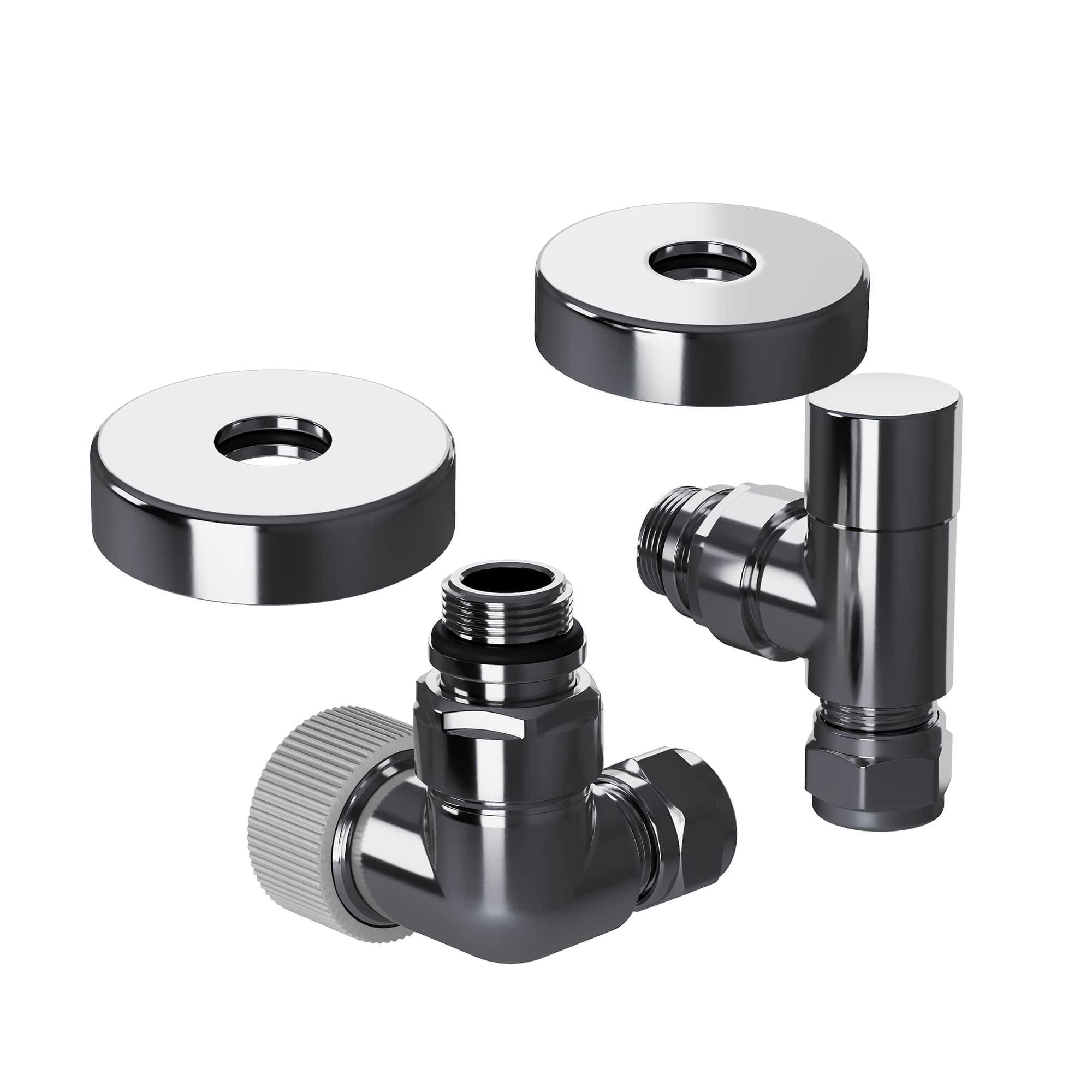 Набор термостатический трехосевой Royal Thermo Design Pro 15 мм M30x1,5 Хром НС-1646646