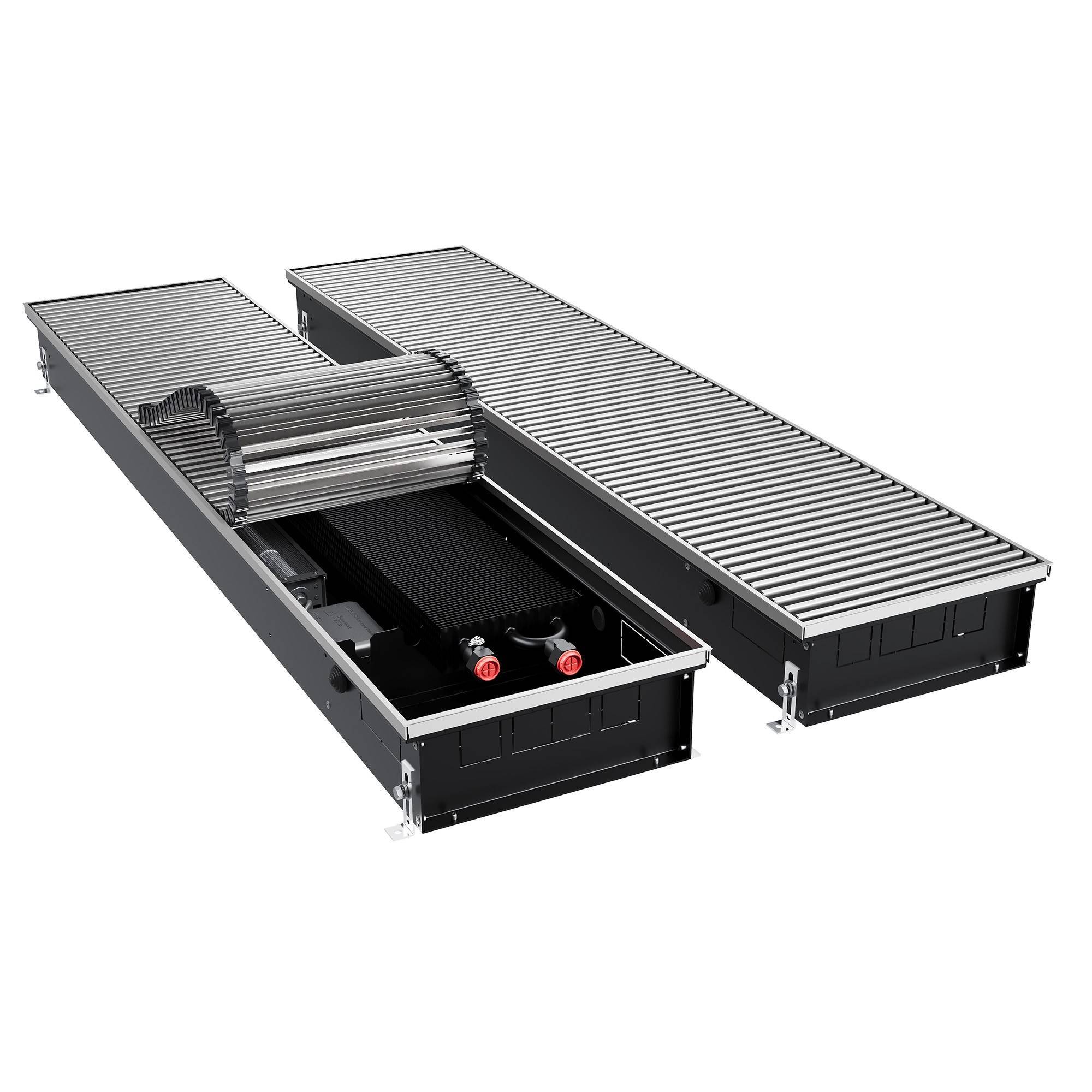 Конвектор внутрипольный Royal Thermo ATRIUM TURBO 110x300x1000 мм инверторный натуральный алюминий НС-1665335