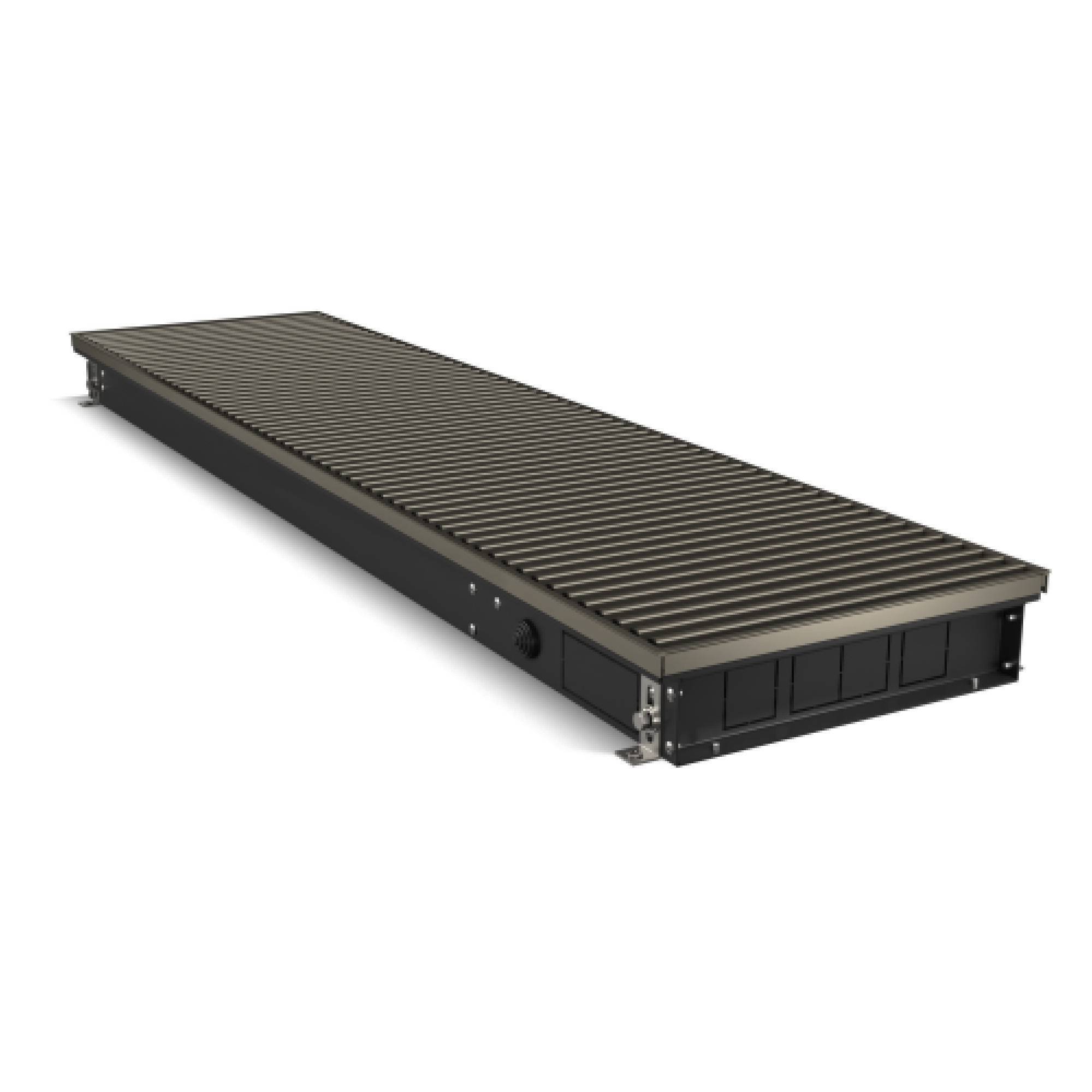 Конвектор внутрипольный Royal Thermo ATRIUM TURBO 80x300x1700 мм с вентилятором Темная бронза НС-1698943