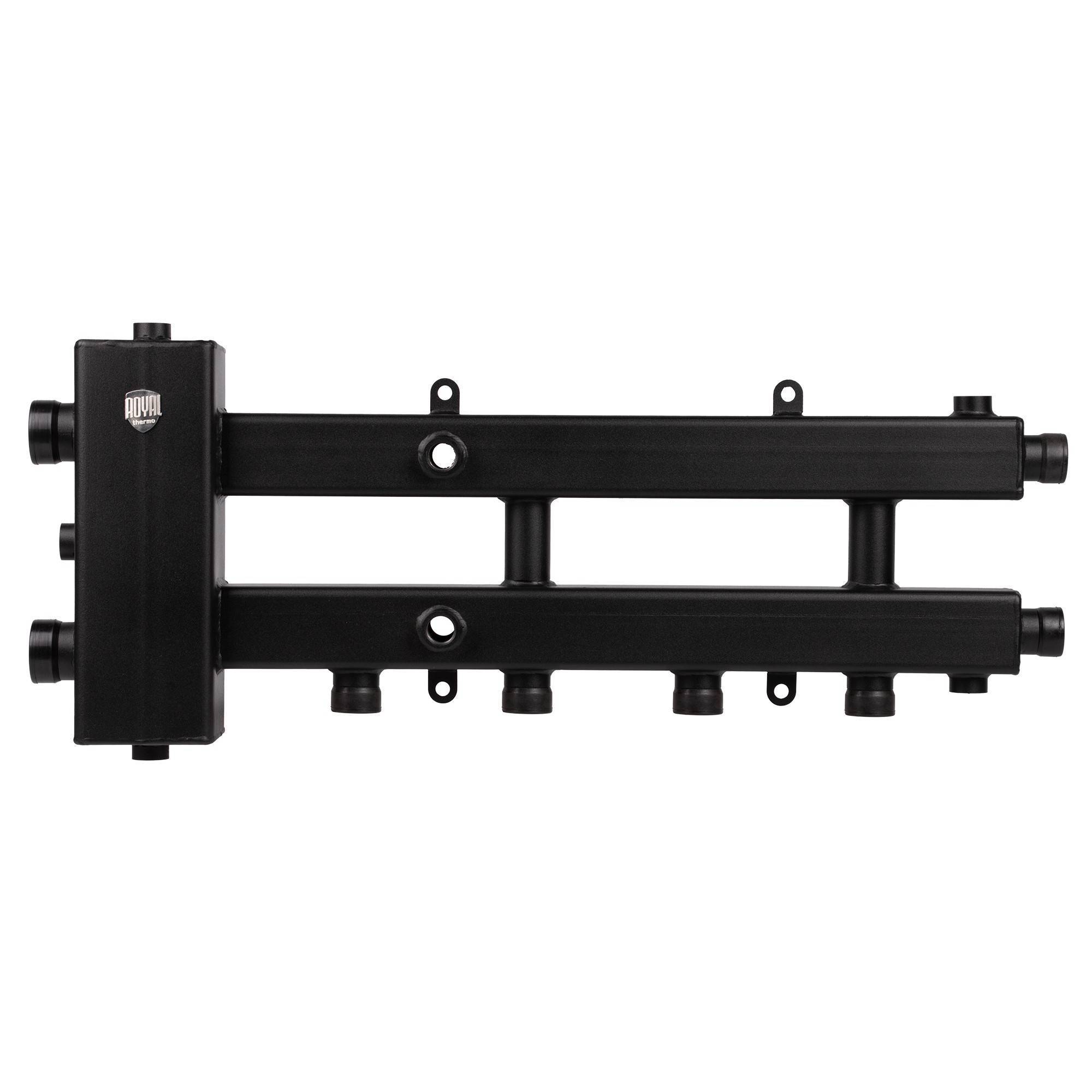 Блок коллекторный с гидрострелкой Royal Thermo 2 (3) выхода 60 кВт RTE 50.023