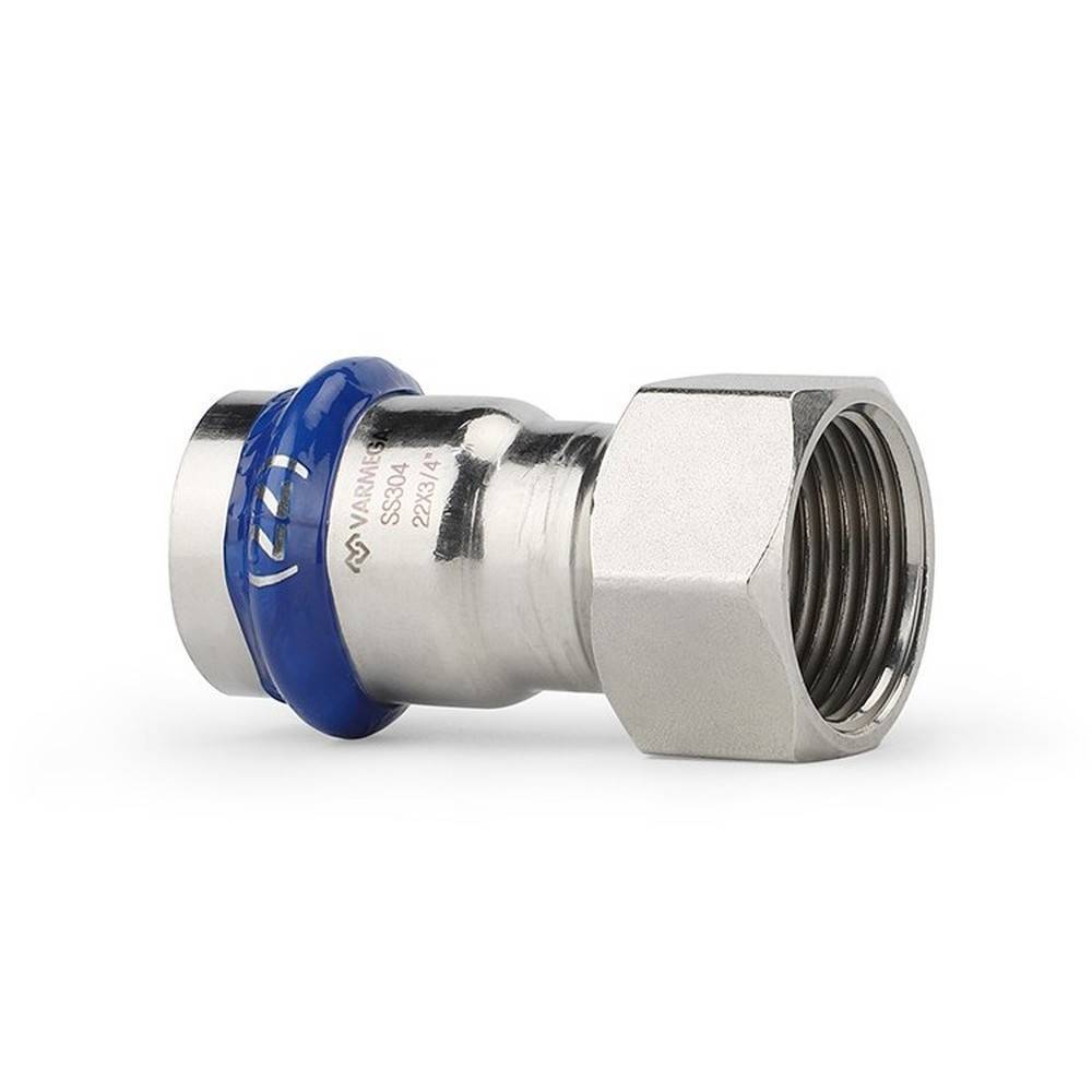 Муфта раструбная Varmega Inox Press ВР 18 мм x 3/4 VMIP27-1805