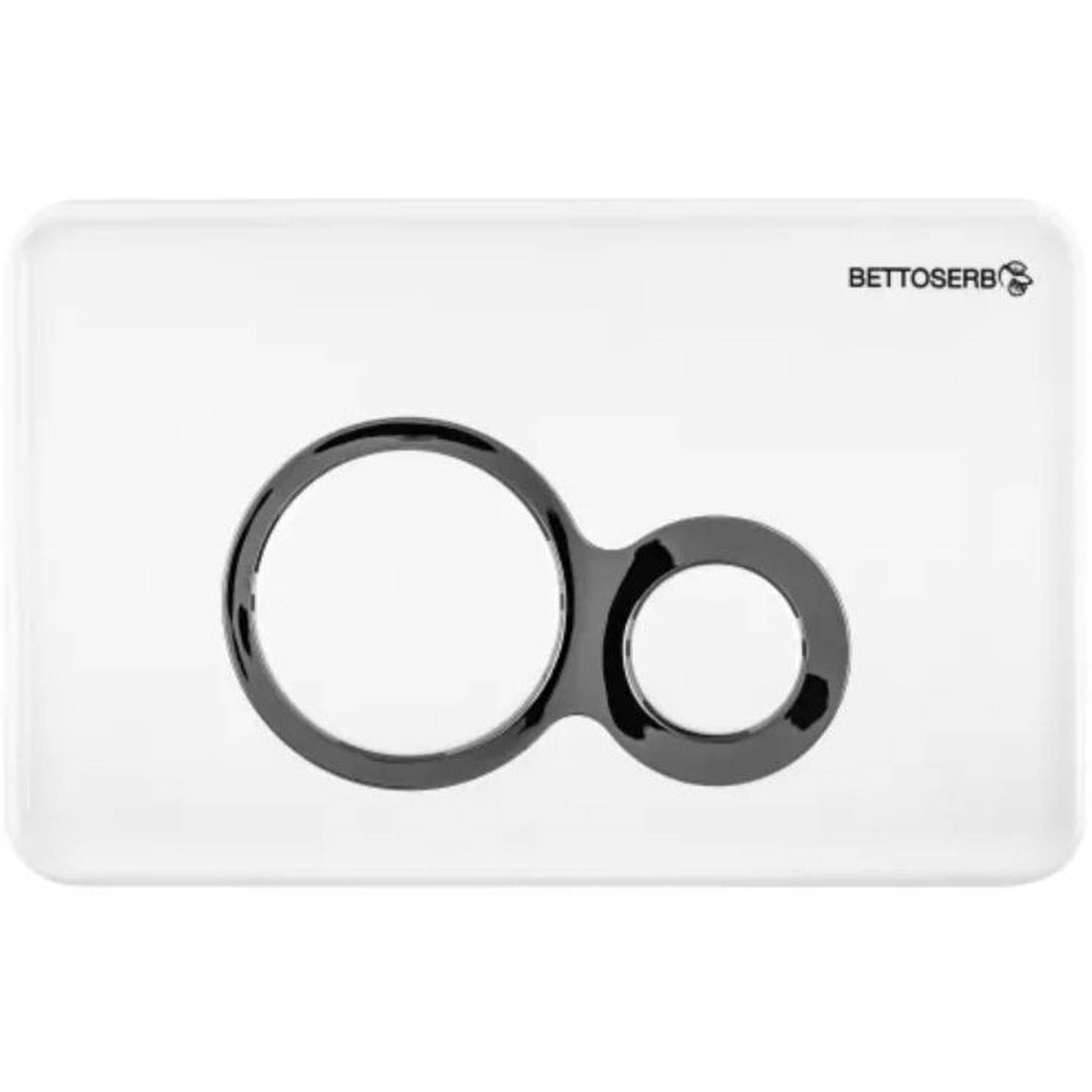 Система инсталляции для унитаза Bettoserb Sava Free Standing с клавишей смыва белый глянец/хром глянец 1637765