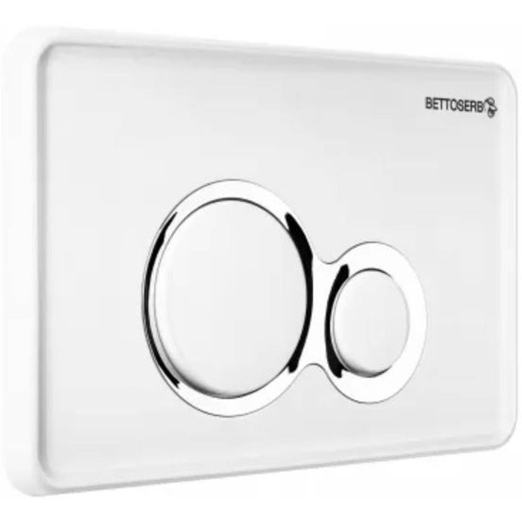 Система инсталляции для унитаза Bettoserb Sava Free Standing с клавишей смыва белый глянец/хром глянец 1637765