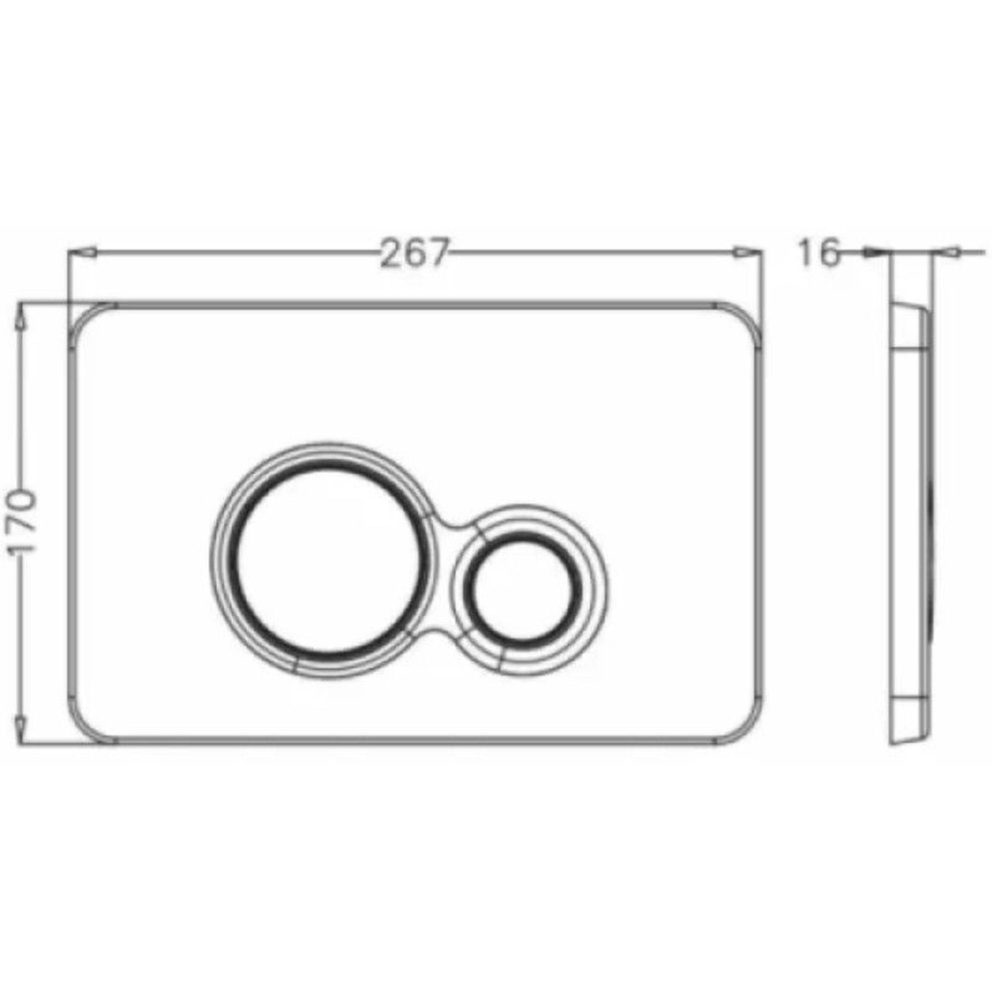 Система инсталляции для унитаза Bettoserb Sava Free Standing с клавишей смыва белый глянец/хром глянец 1637765