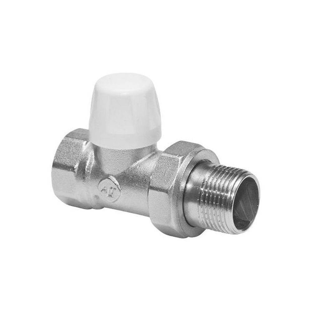 Клапан радиаторный запорный прямой Altstream 1/2 ВР-НР 10201