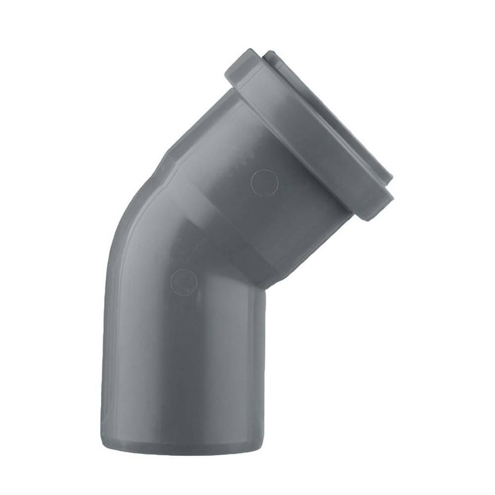 Отвод TEBO для внутренней канализации 50х45° 013020313