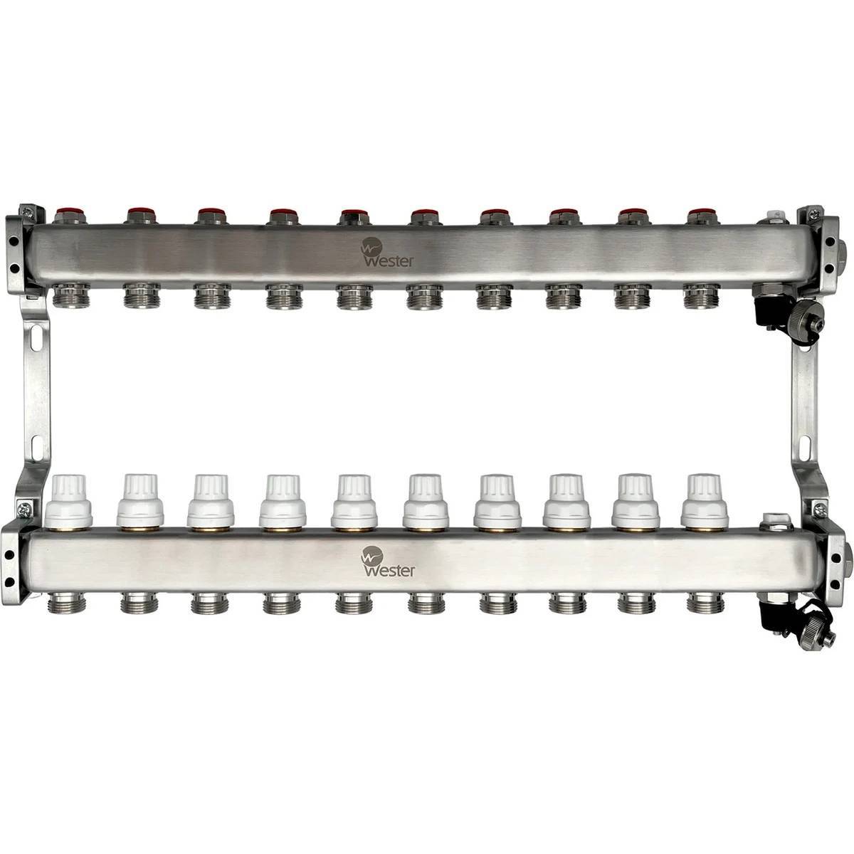 Коллекторный блок из нержавеющей стали Wester MUVS 1x3/4 10 выходов MUVS10134